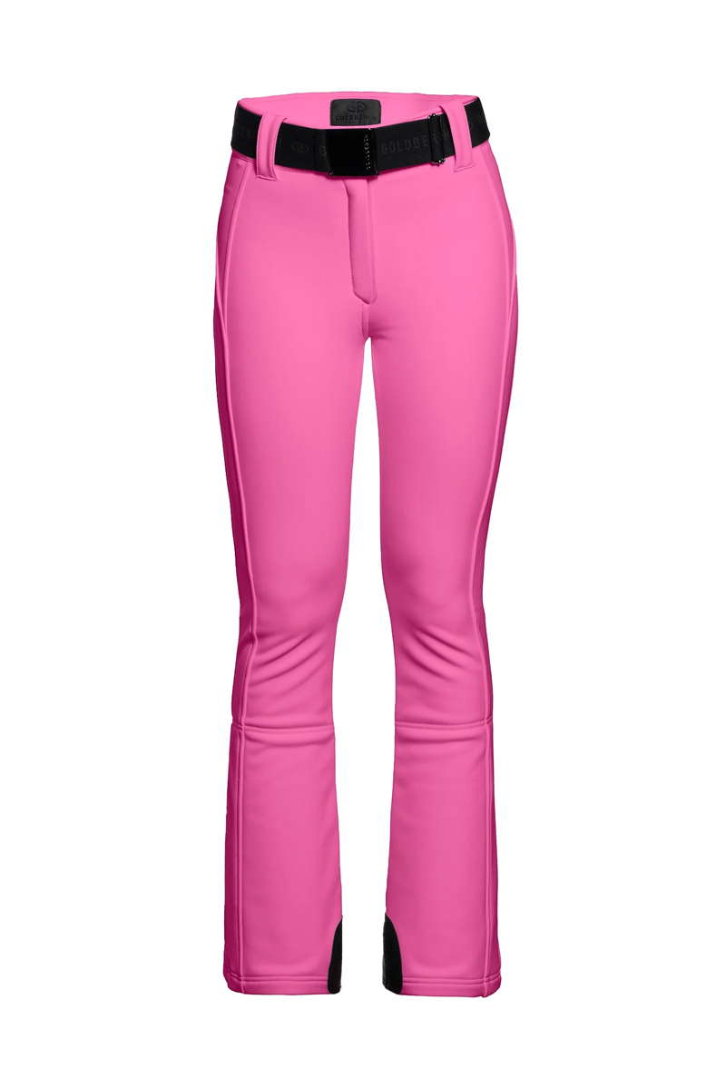 Wintersport dames strechbroek rose