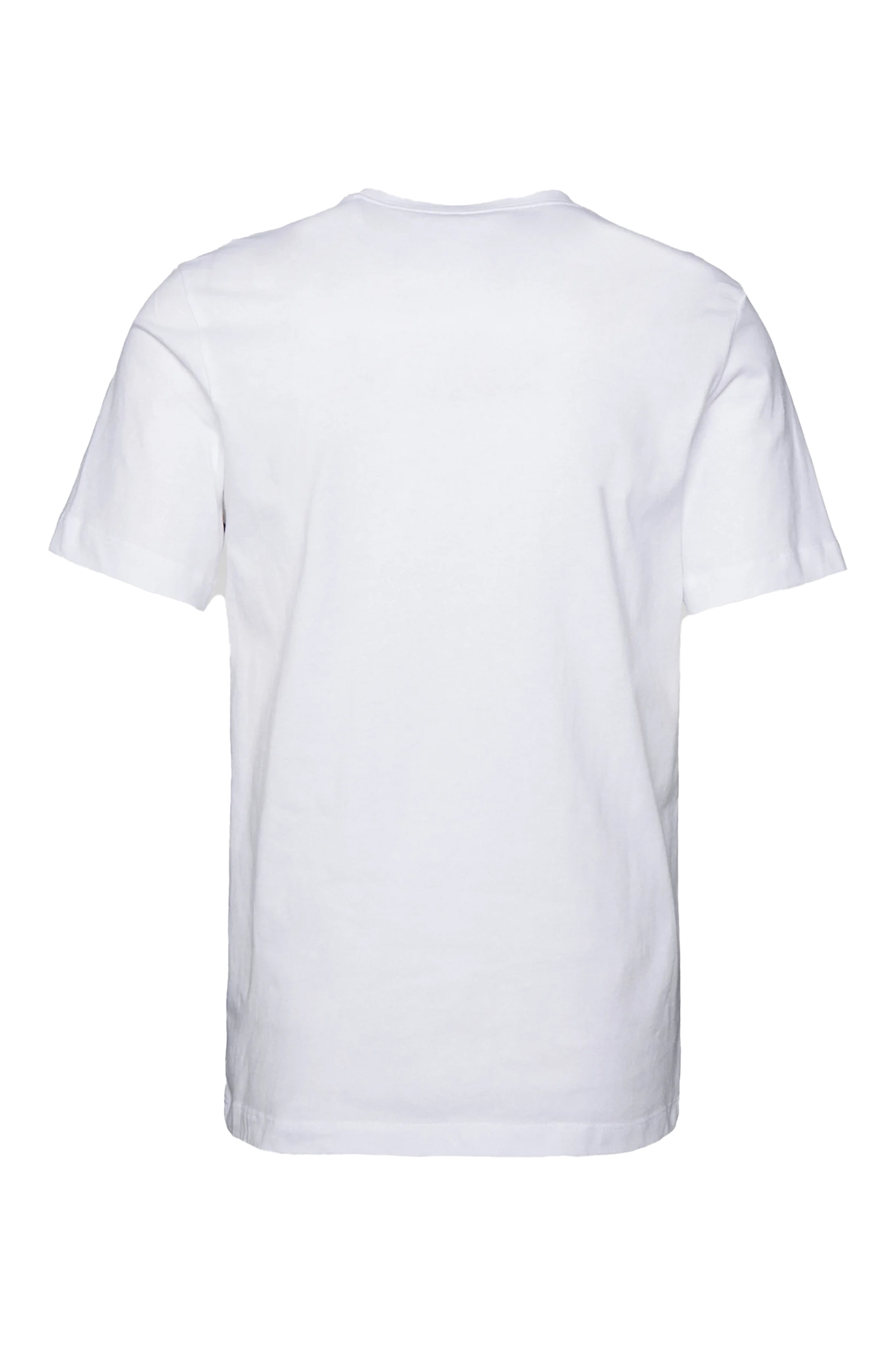 Casual heren t-shirt km wit