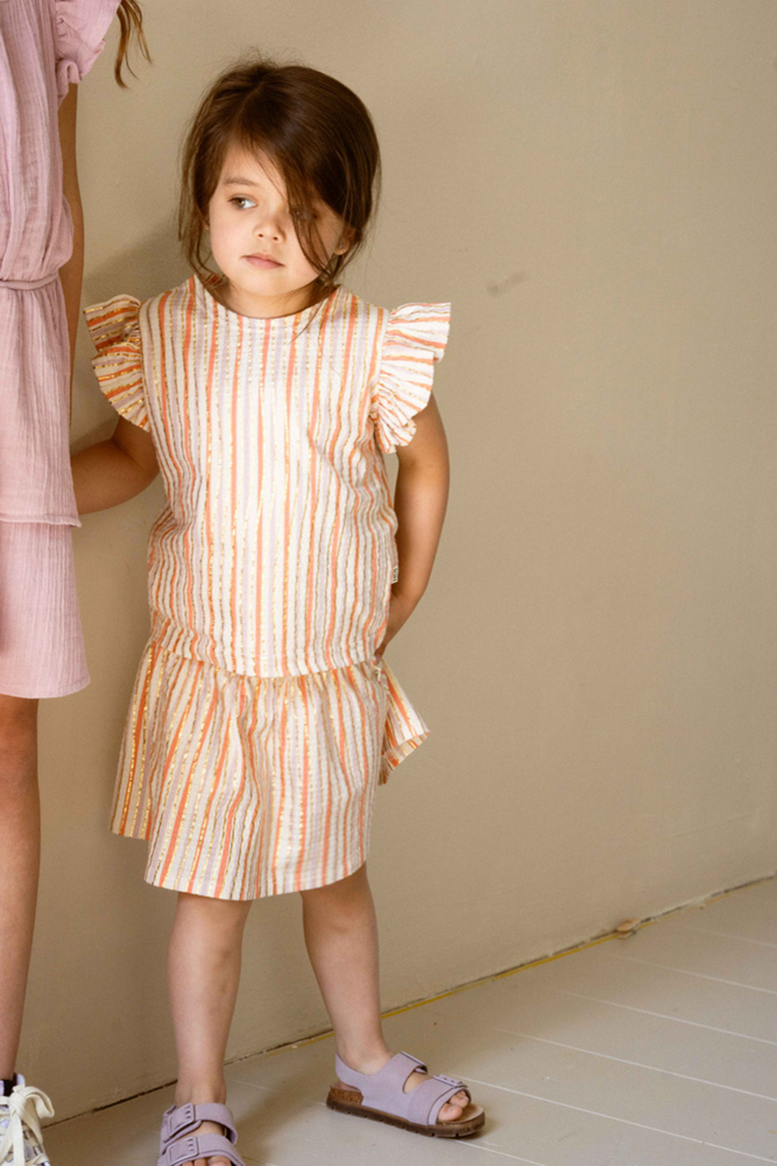 House Of Jamie Ruffled tee Rose-1 2