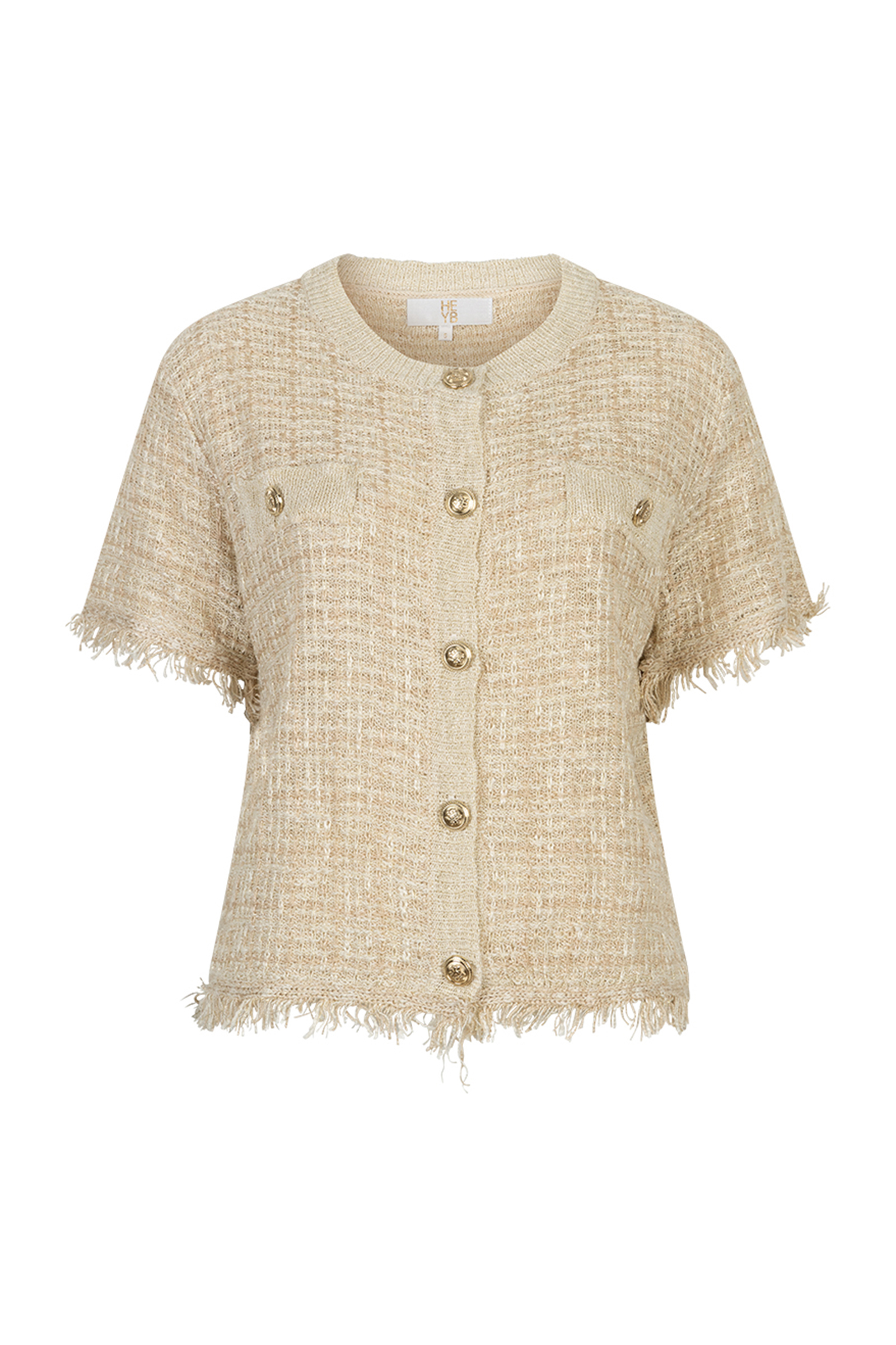 Dames vest bruin