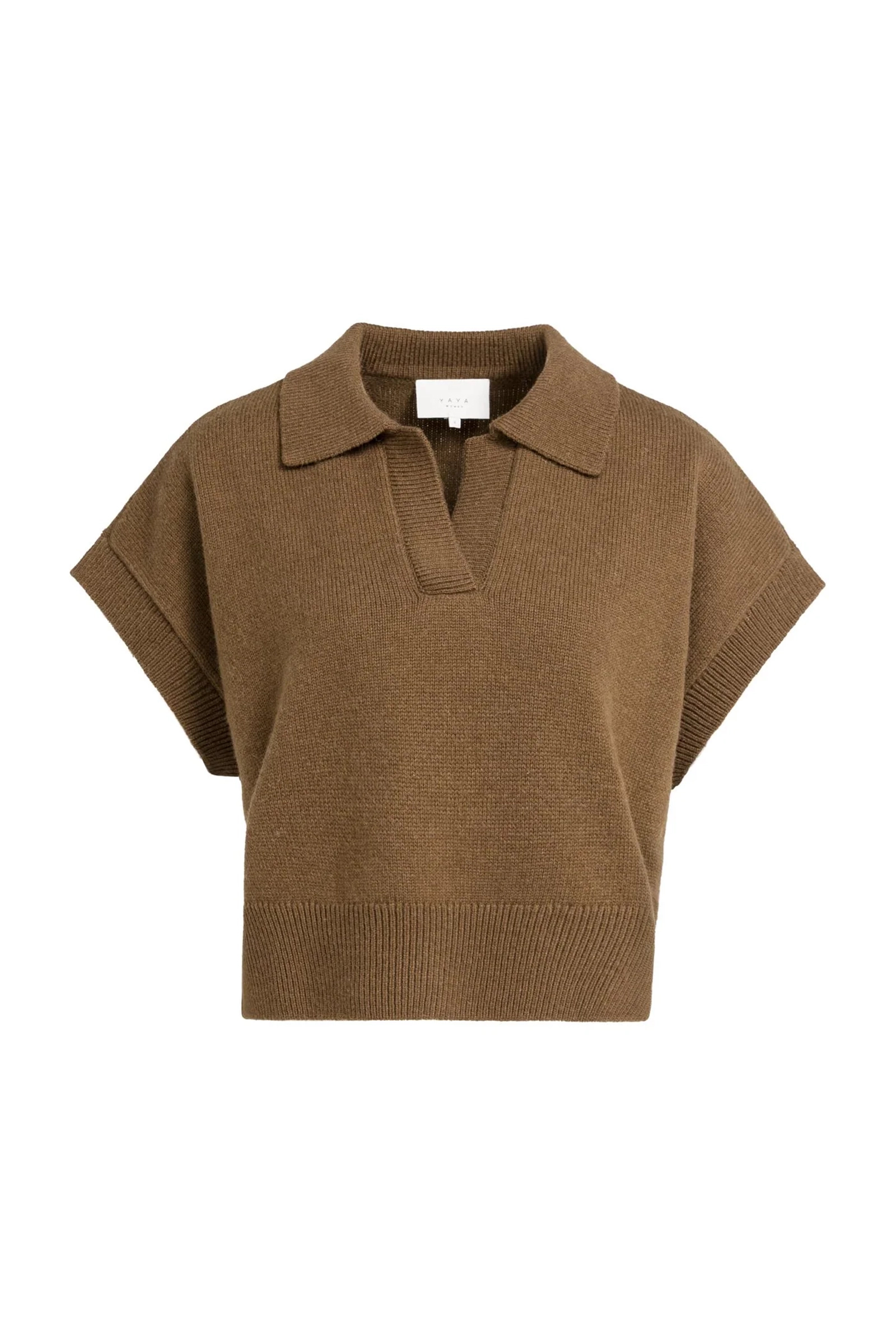 Dames sweater bruin