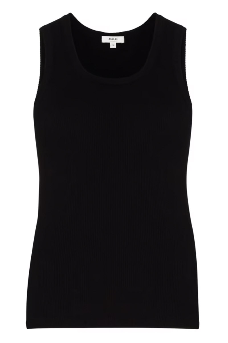 Agolde Poppy tank Zwart-1 1