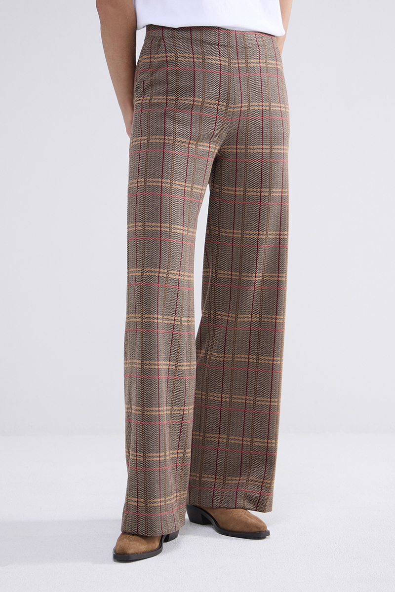 Dames broek bruin