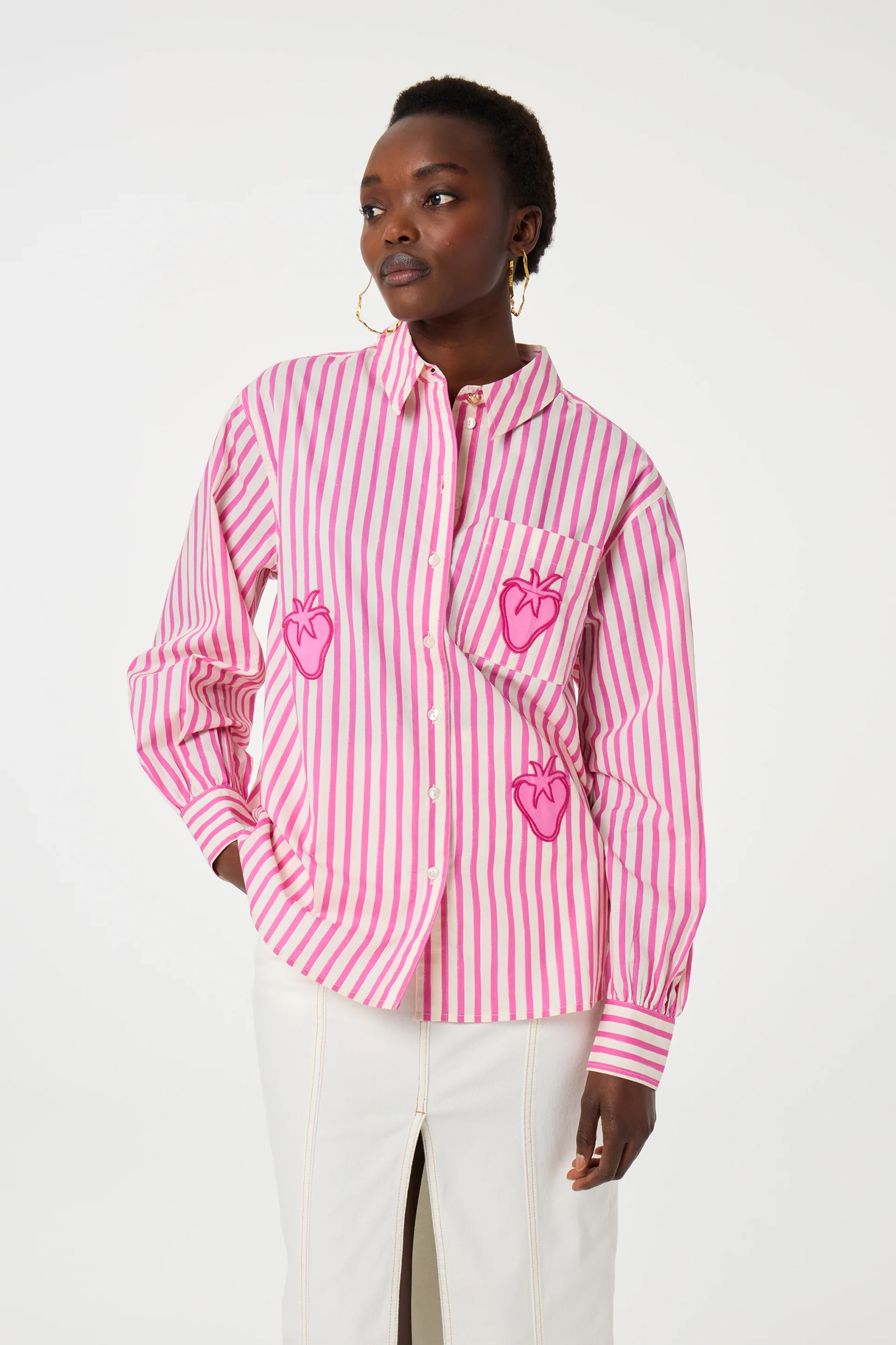 Fabienne Chapot Alex Blouse Rose-1 2