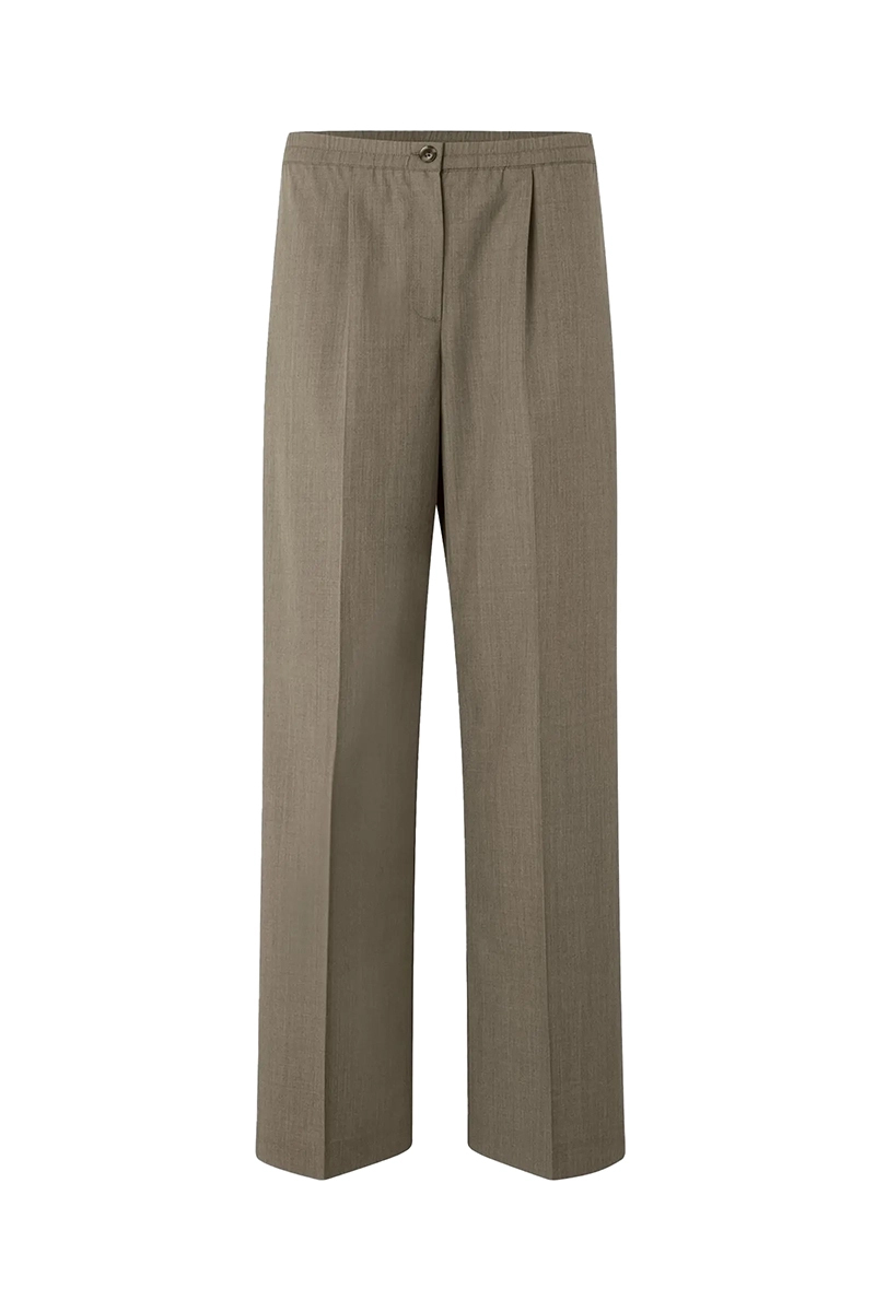 Samsøe Samsøe Satove troussers bruin/beige-1 1