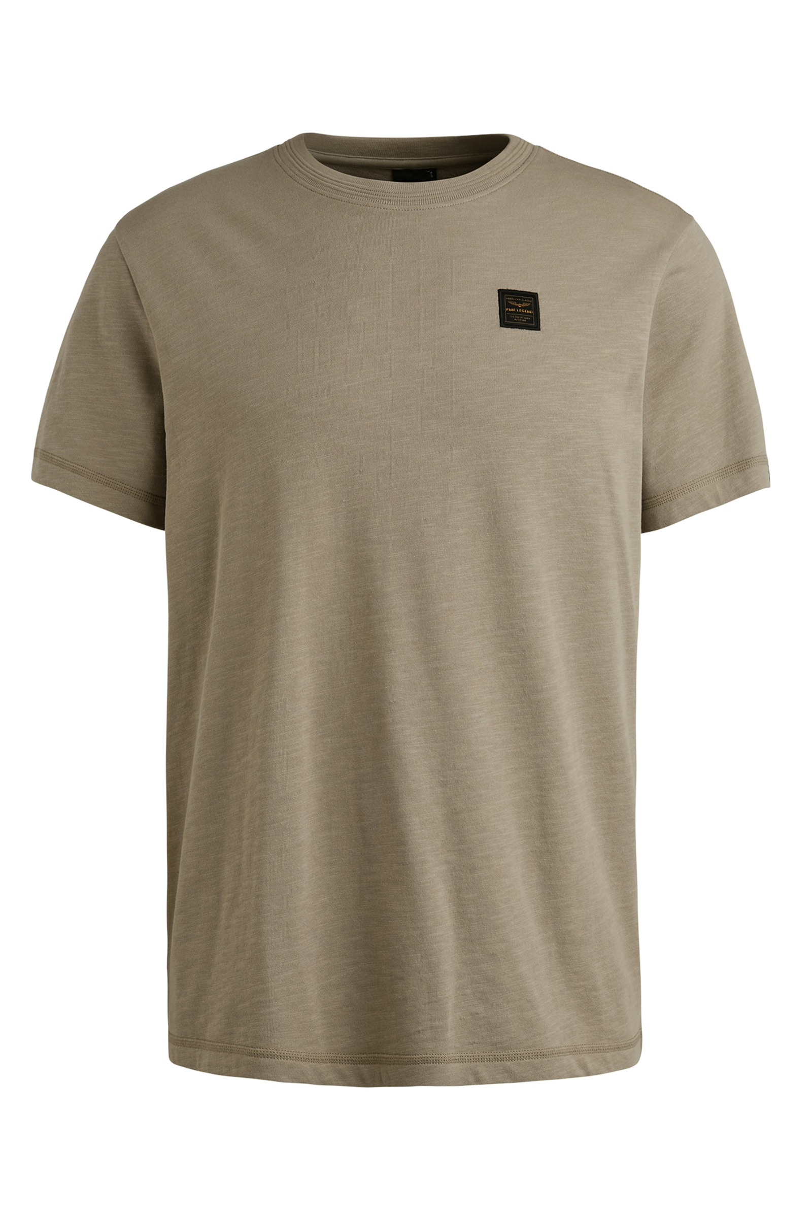 Heren overhemd lm casual bruin