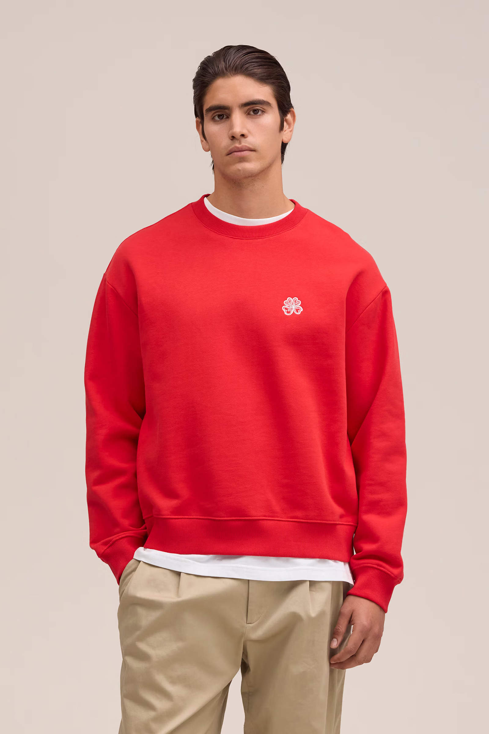 Heren sweater rood