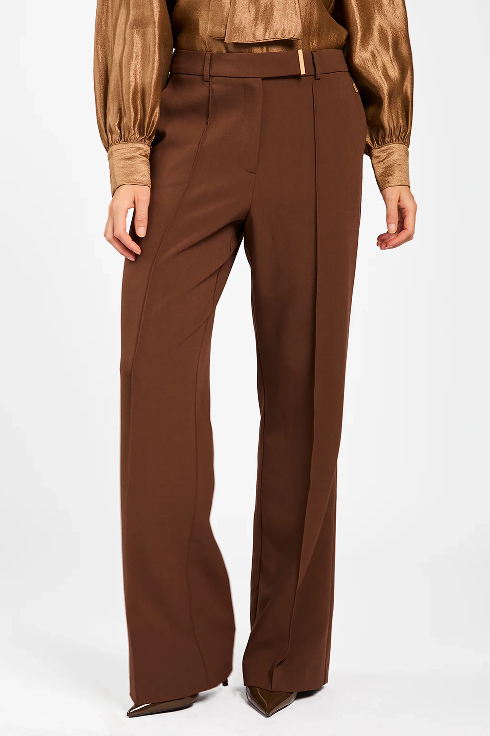Dames broek bruin