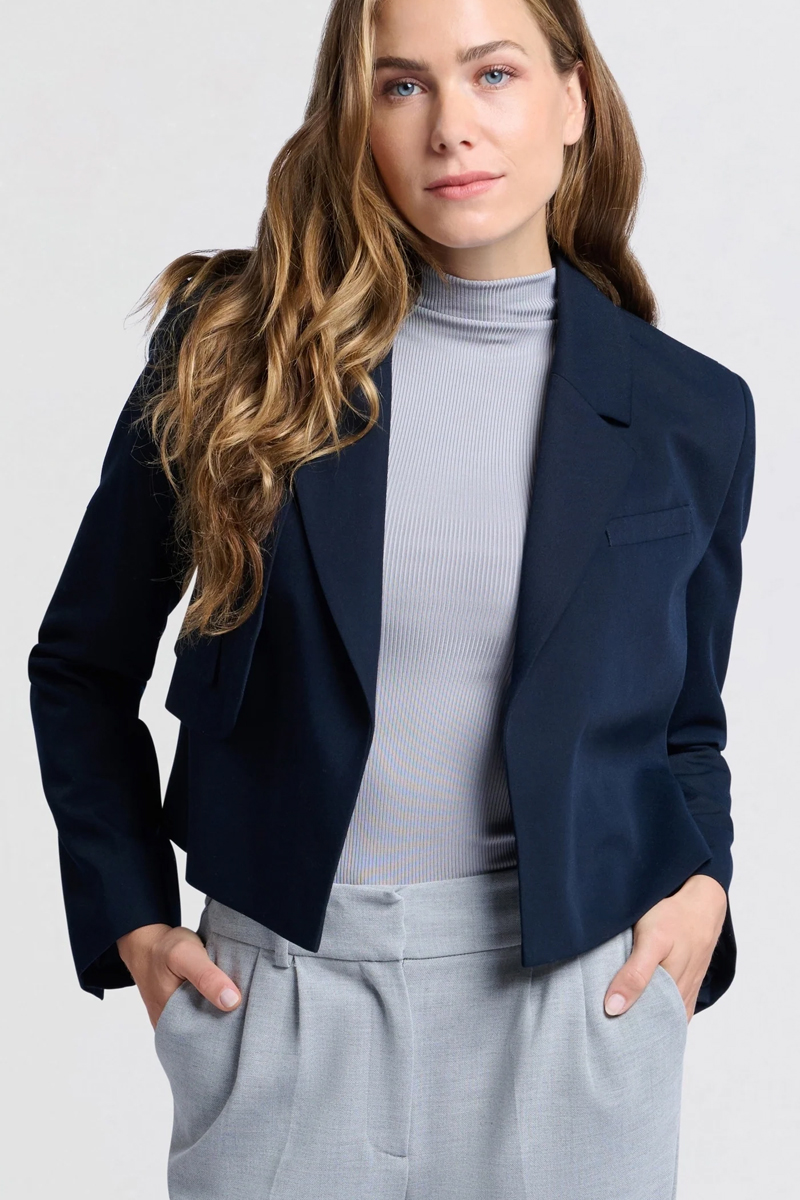 Dames blazer blauw