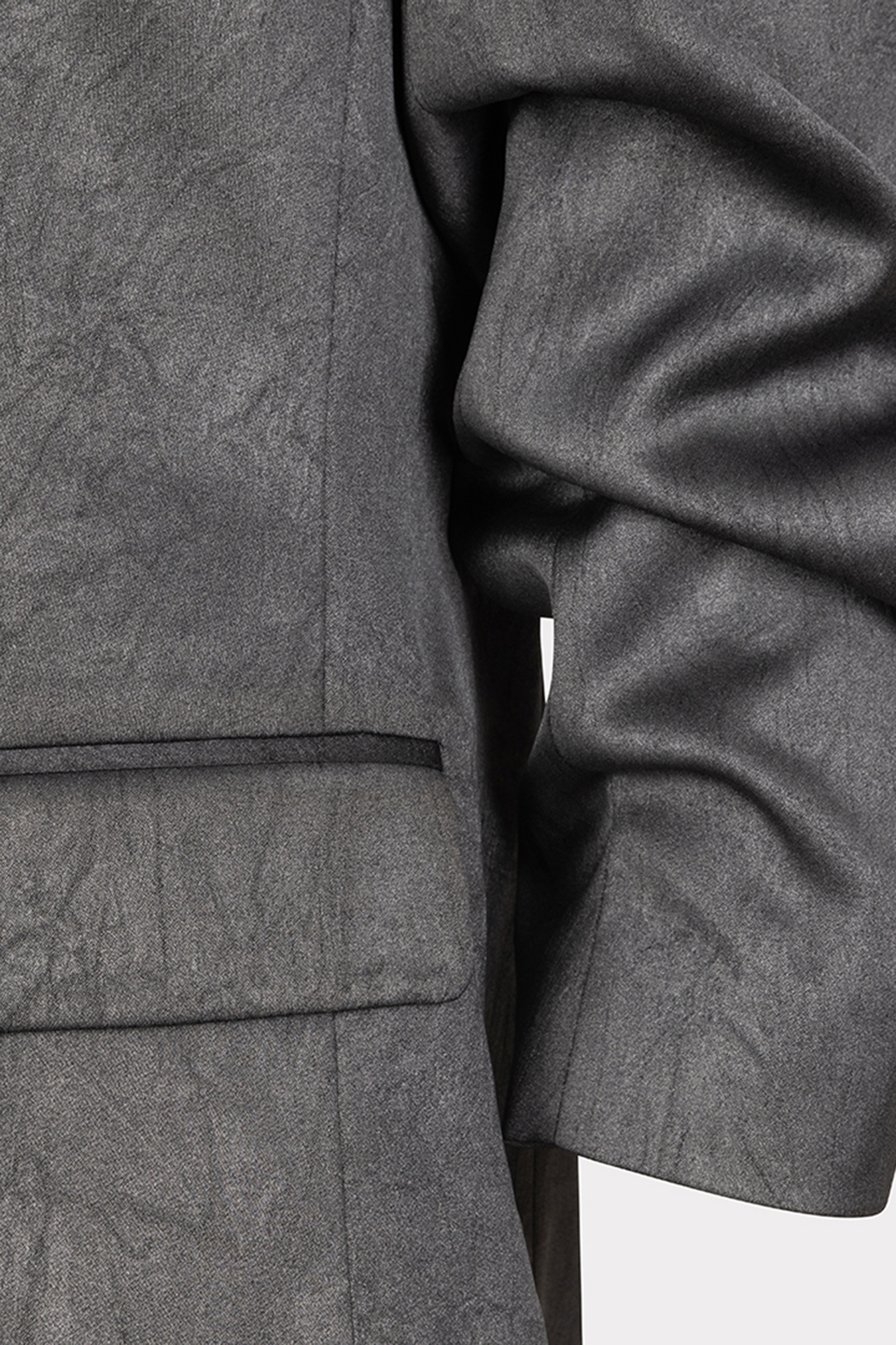 Dames blazer grijs