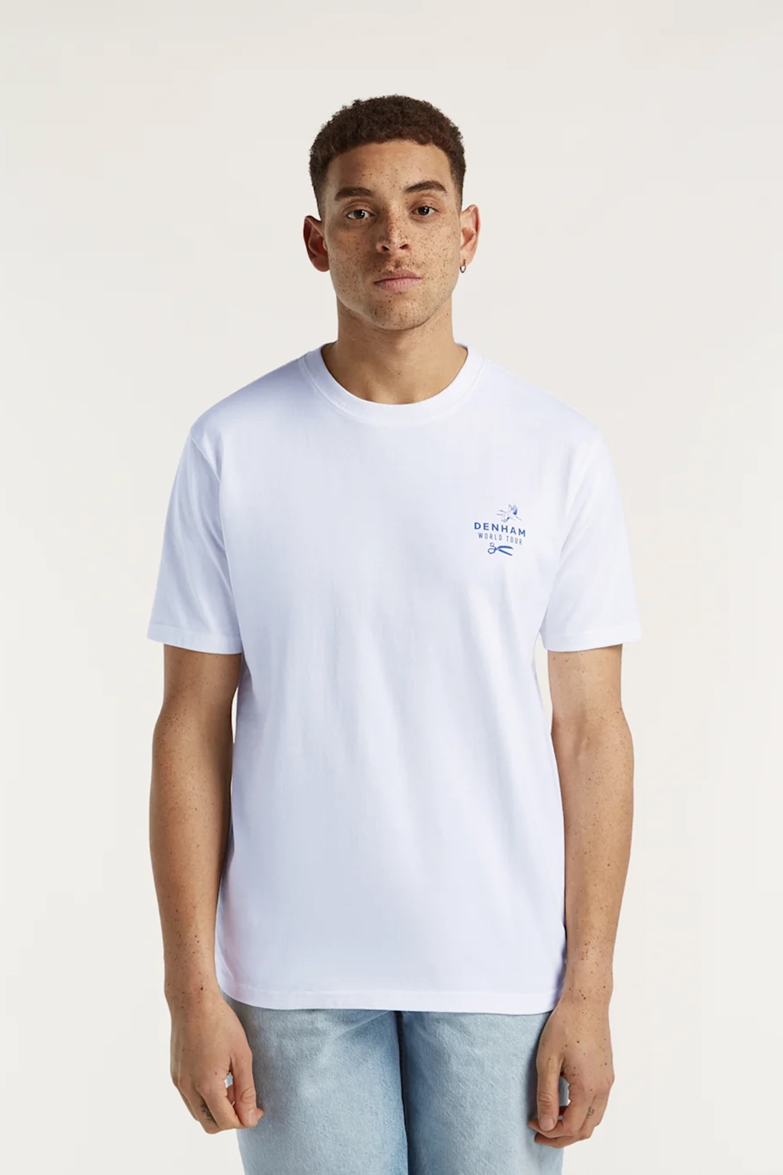Heren t-shirt kortemouw ecru