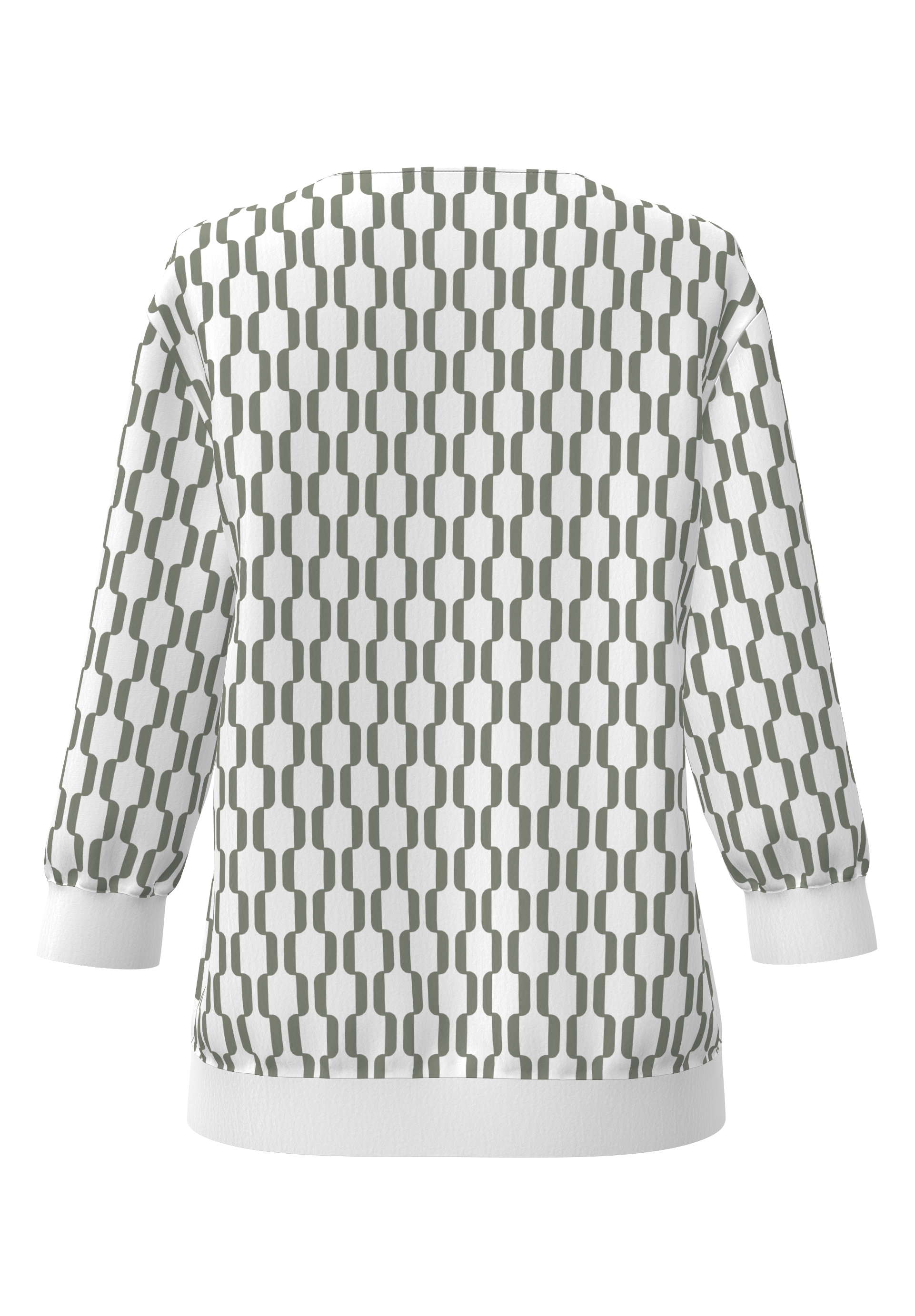 Dames blouse lange mouw groen