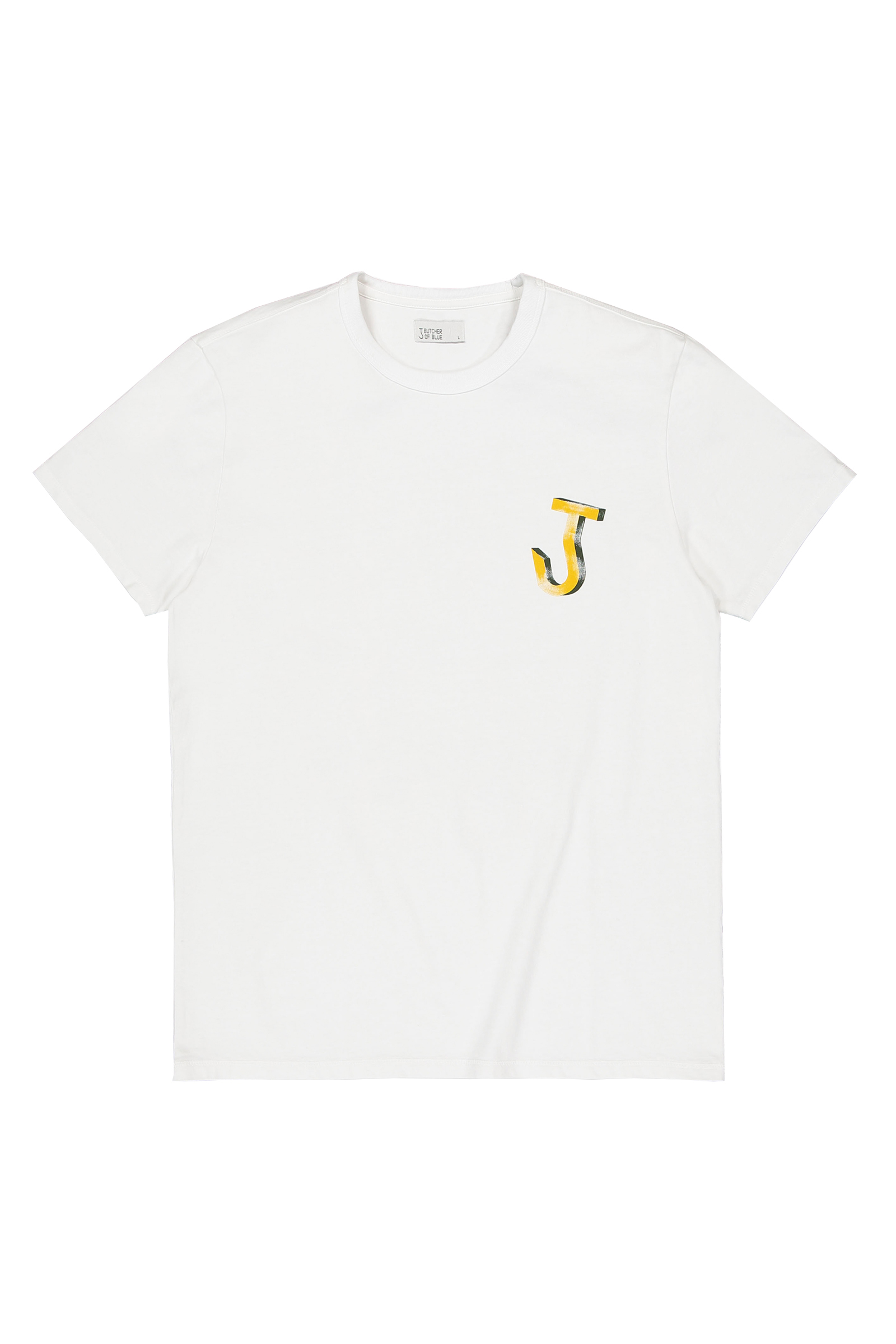Heren t-shirt kortemouw ecru