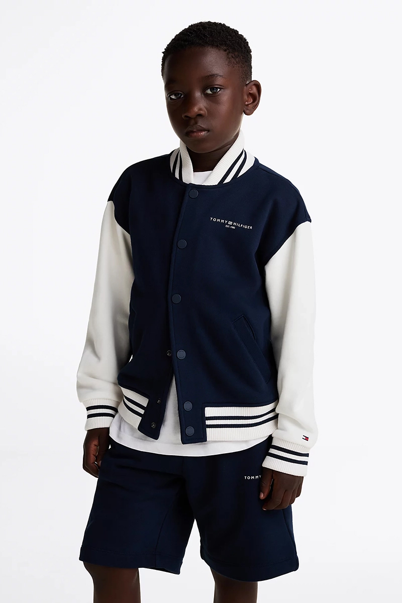 Tommy Hilfiger U mini corp logo bomber Blauw-1 2