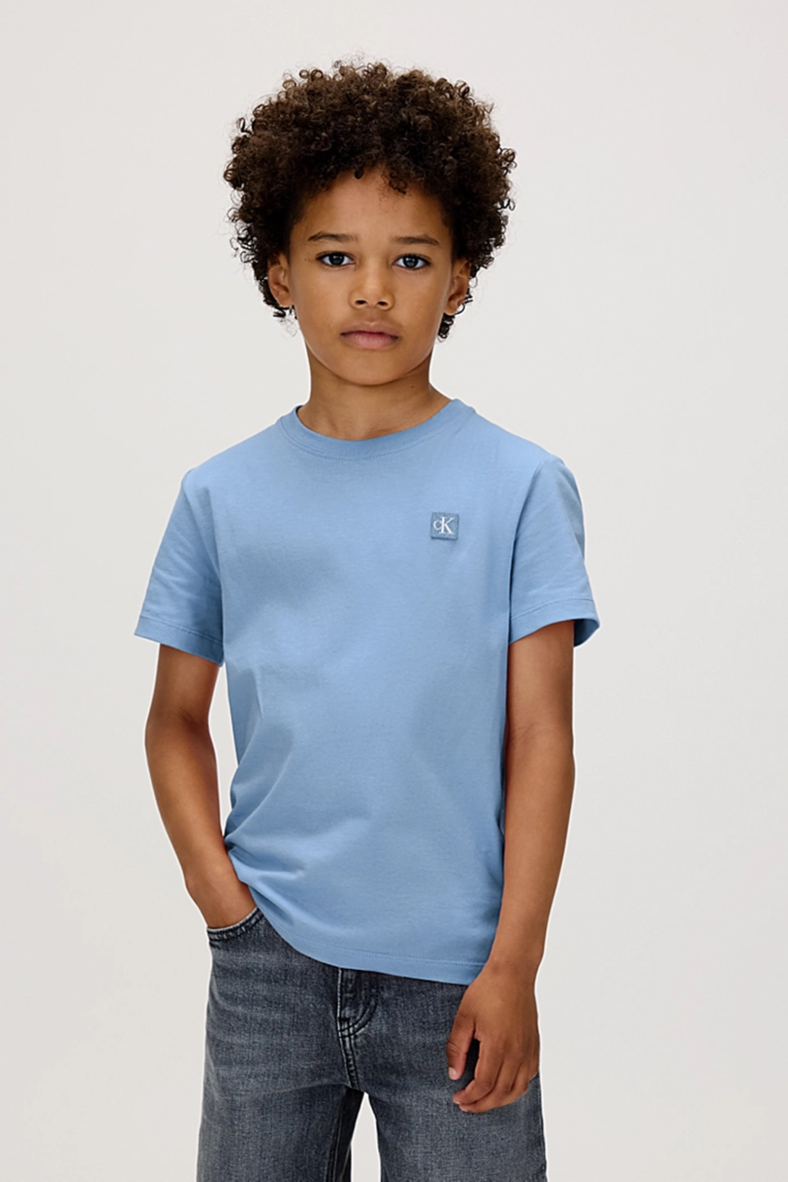 Jongens t-shirt korte mouw blauw