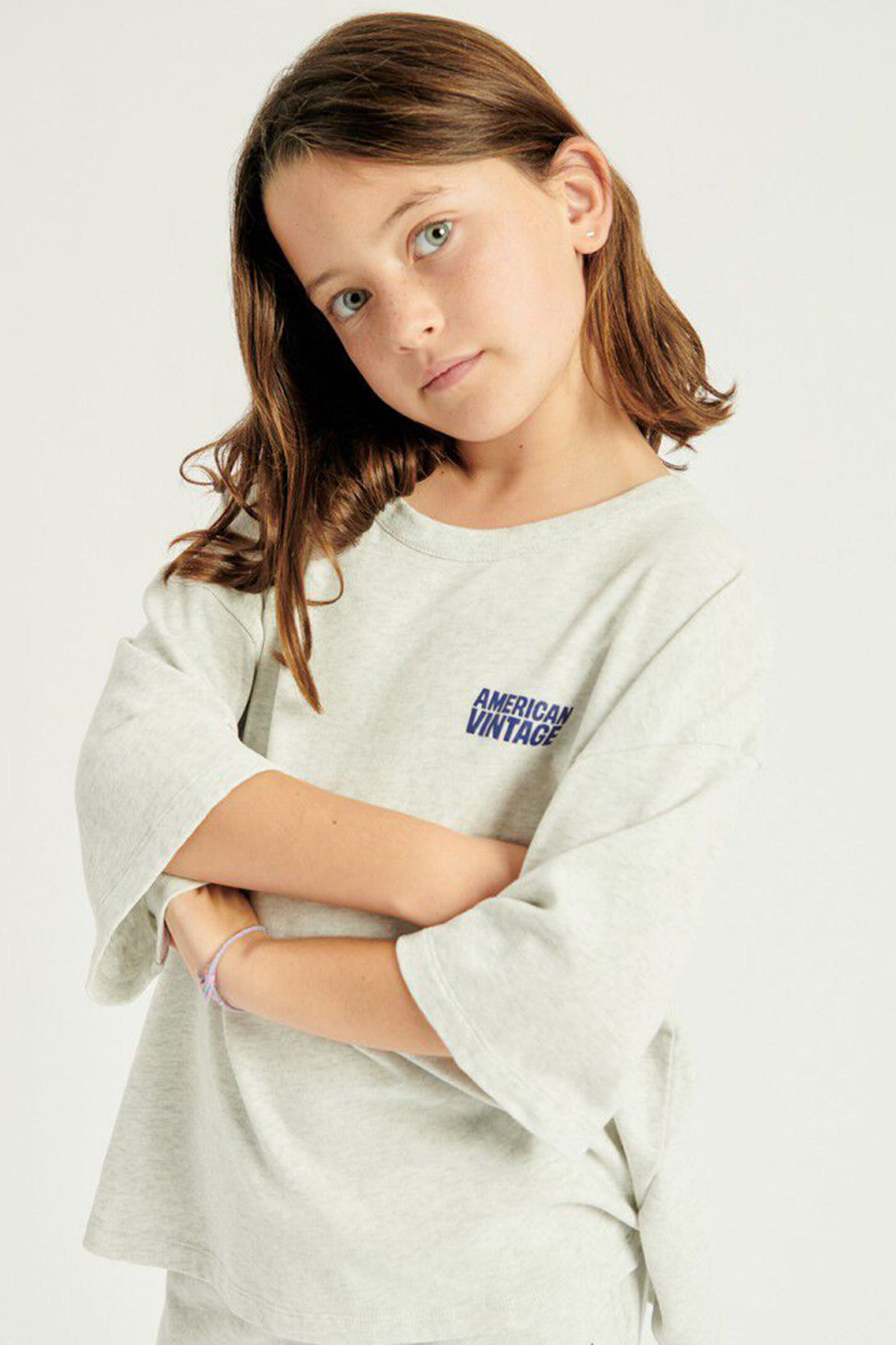 Jongens t-shirt korte mouw grijs