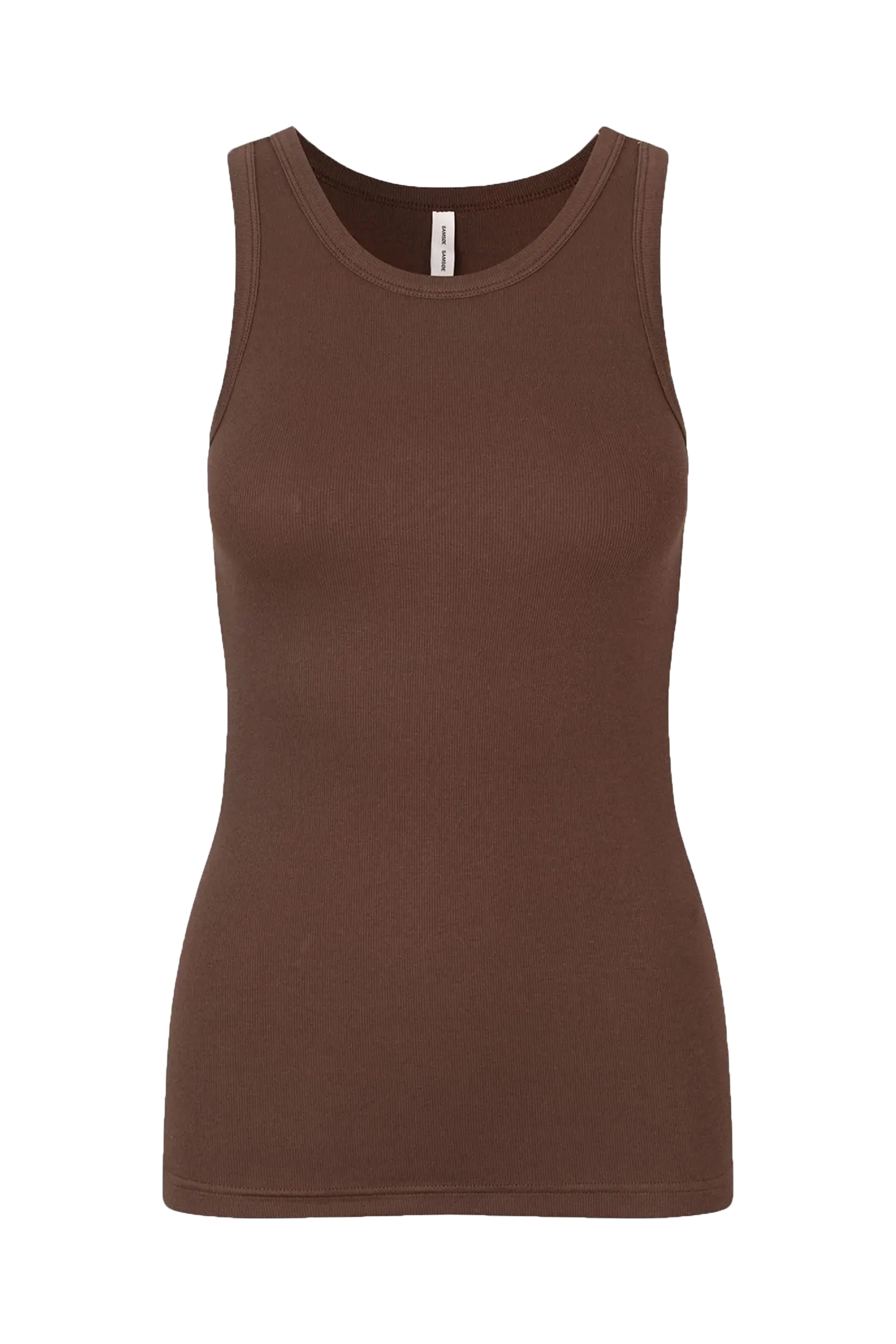 Dames top bruin