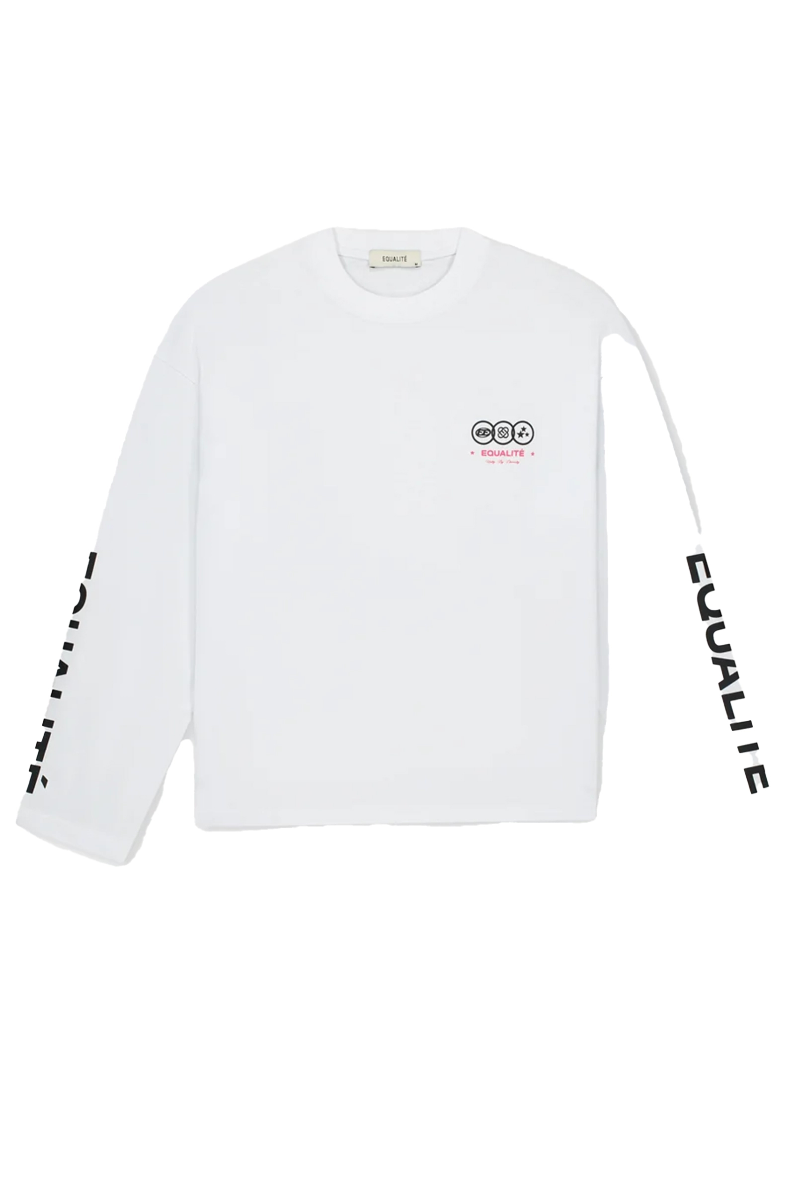 Heren t-shirt lange mouw wit