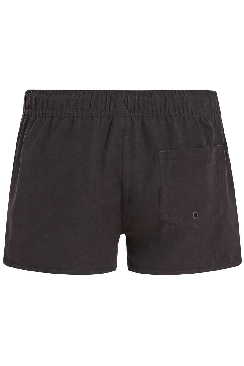 Bad/beach meisjes short zwart