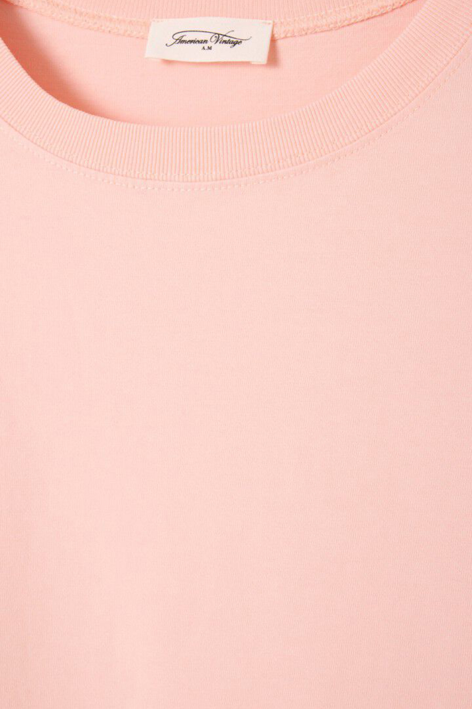 Dames t-shirt korte mouw rose