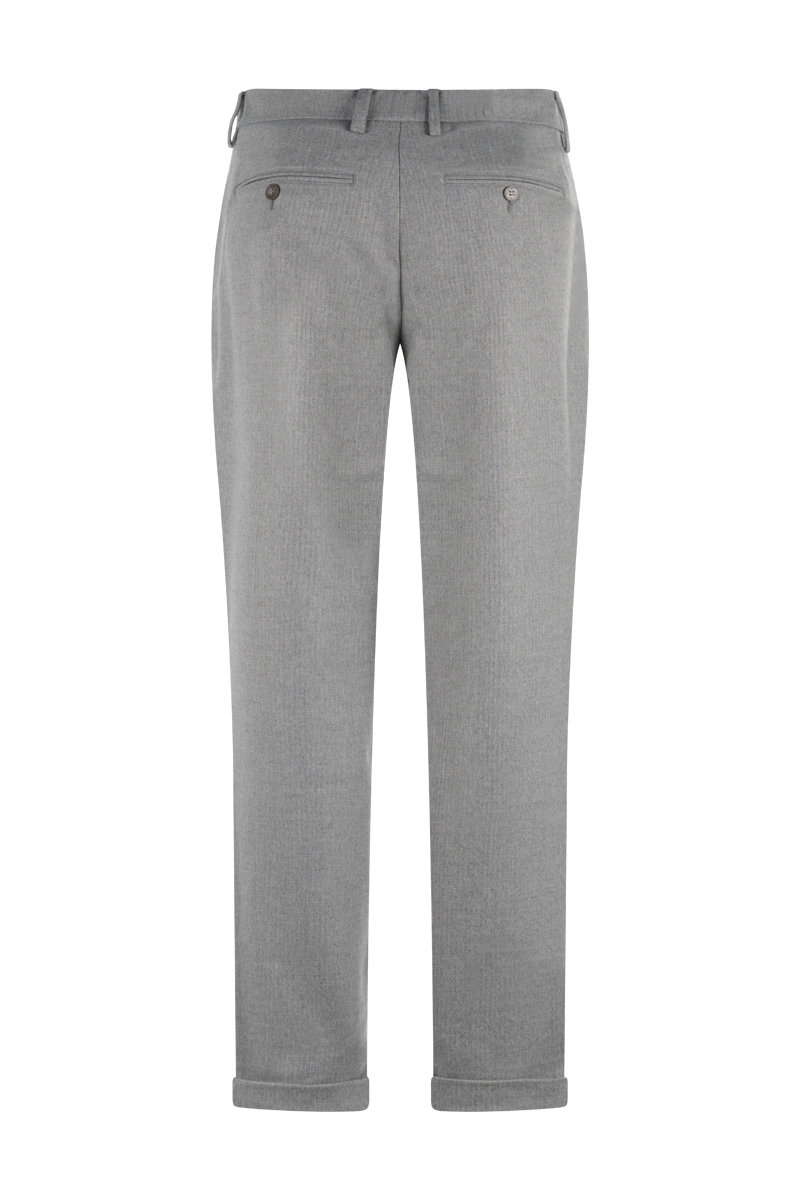 Heren pantalon grijs