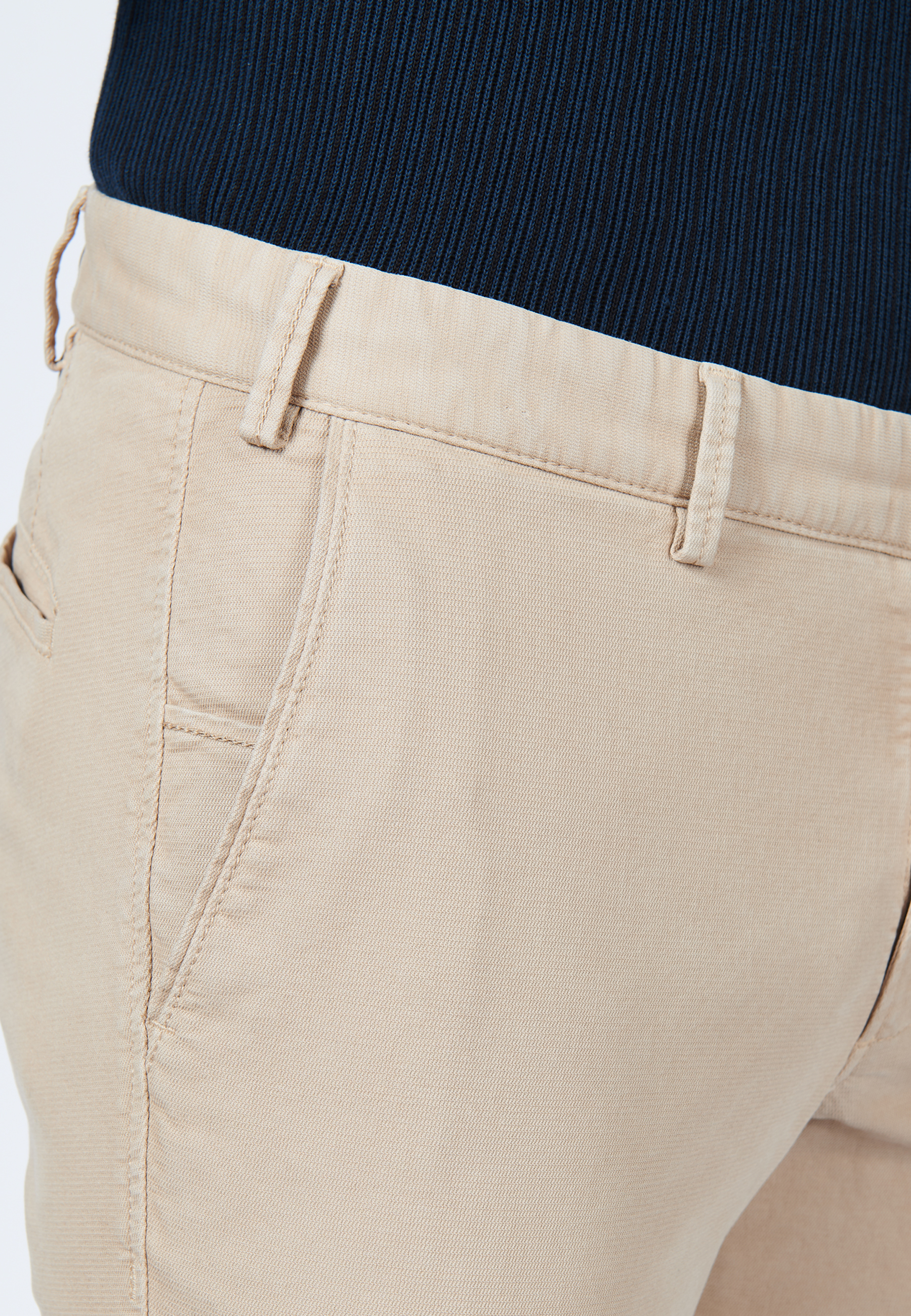 Hiltl H-Hose Baumwolle lang bruin/beige-1 3