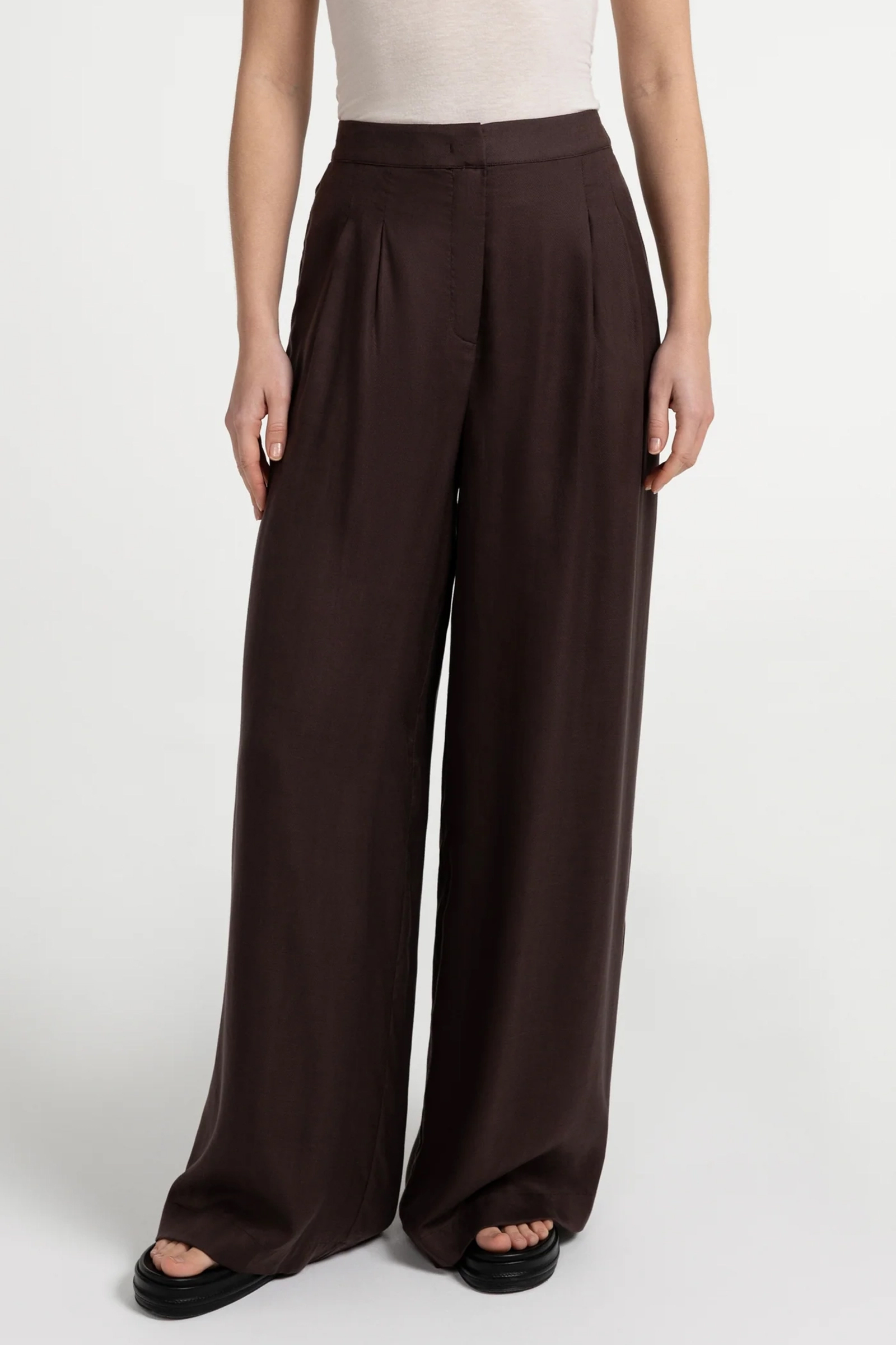 Dames broek paars