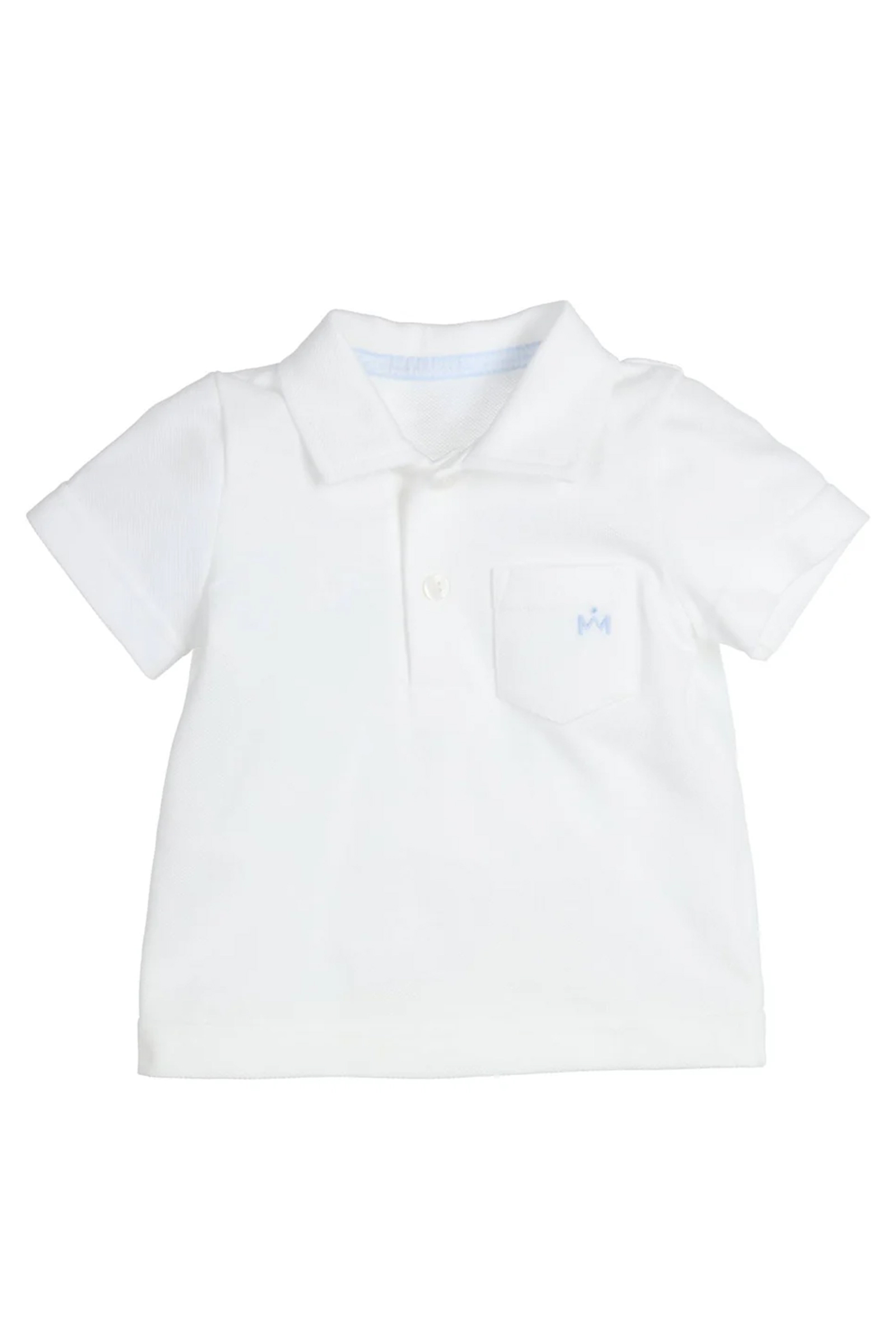 Baby t-shirt korte mouw blauw