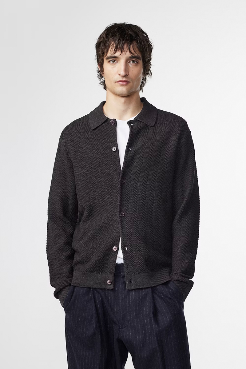 Heren vest bruin