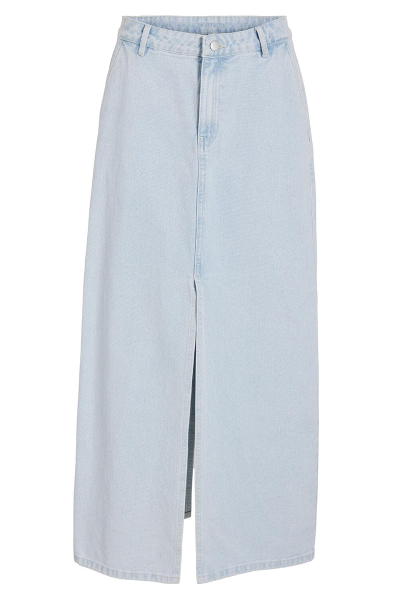 Vila VIKIRA LONG LIGHT DENIM SKIRT /E 177856-Light Blue Denim 1