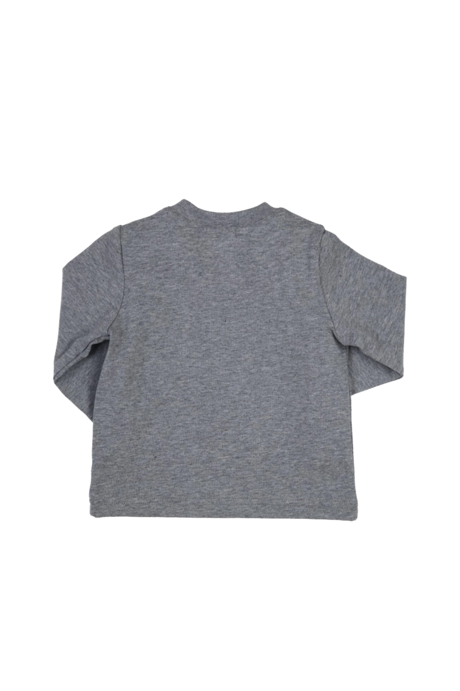 Baby t-shirt lange mouw grijs