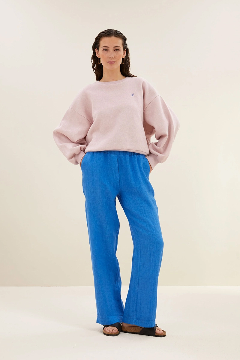 Dames broek blauw