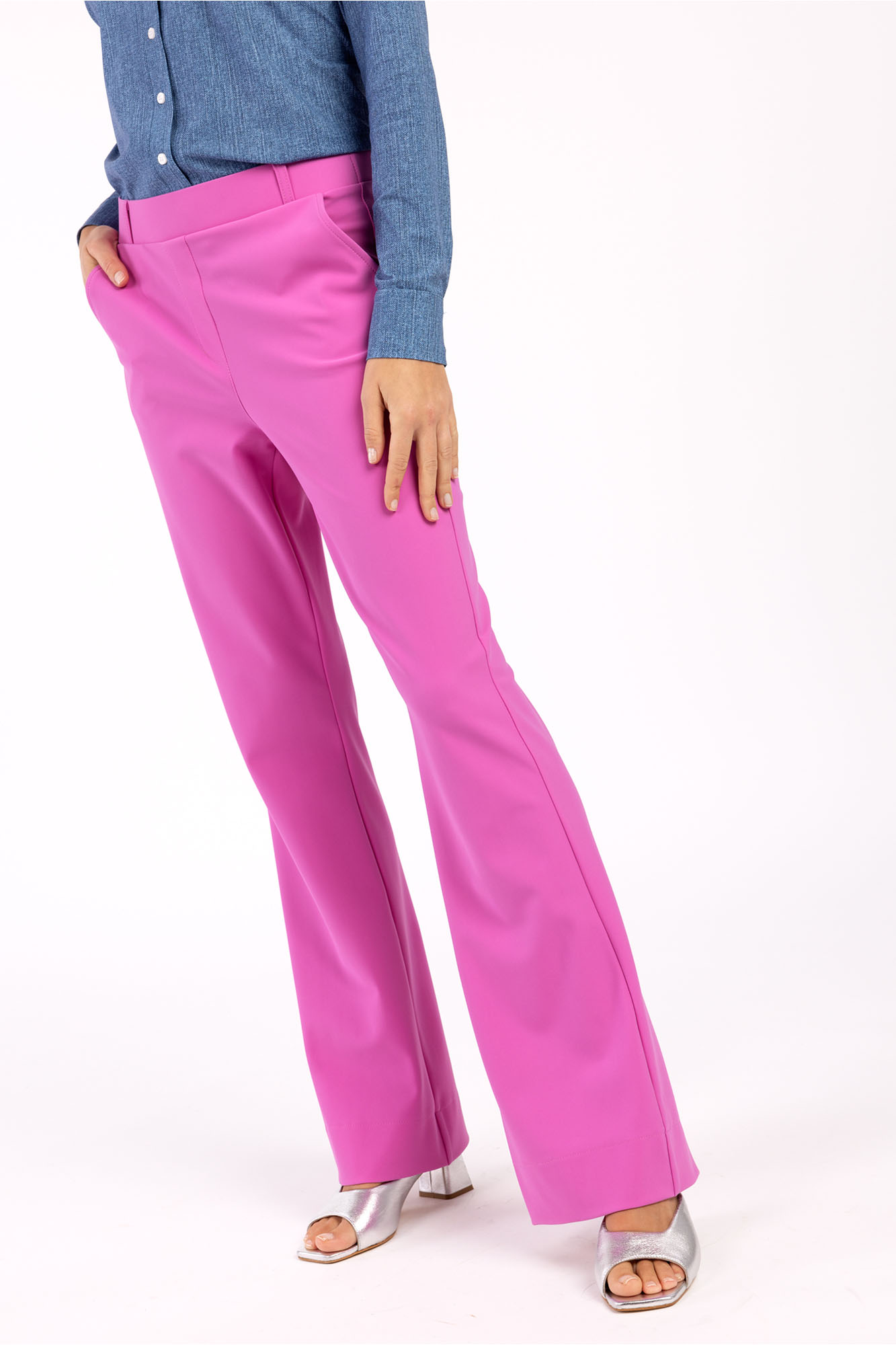 Studio Anneloes Flair bonded trousers Rose-1 2