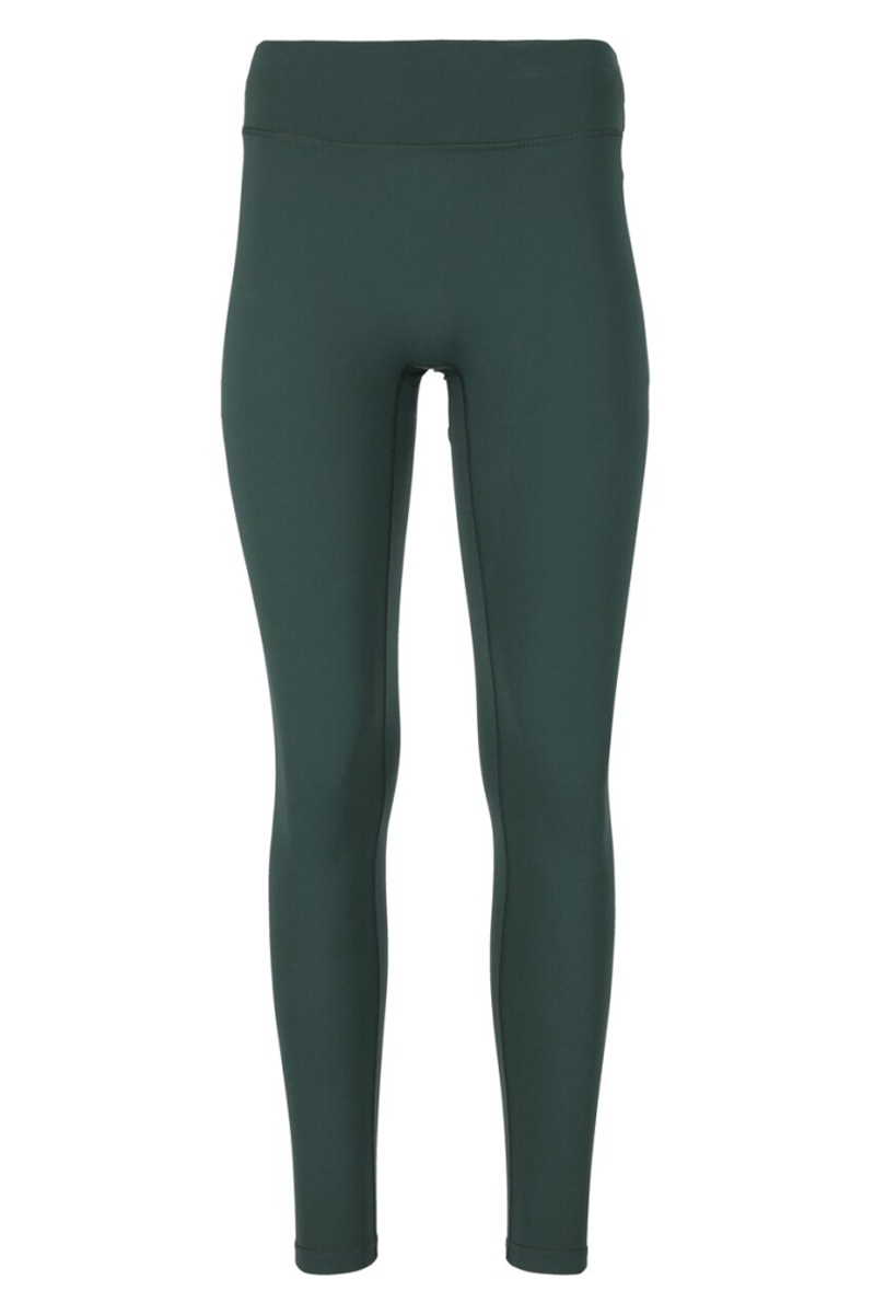 Fitness dames tight lang groen