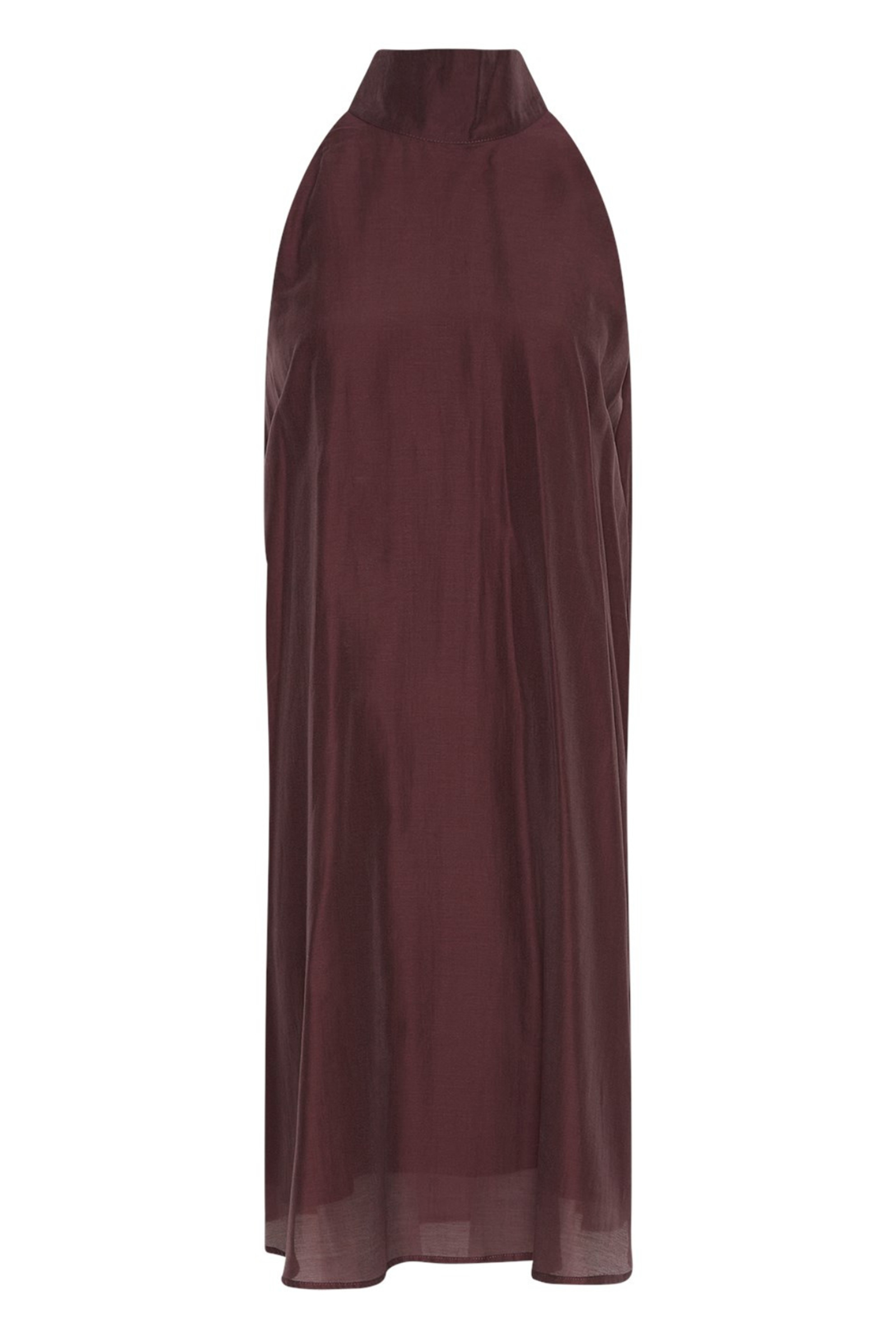 Msch MSCHAlithea Faustina SL Dress bruin/beige-1 1