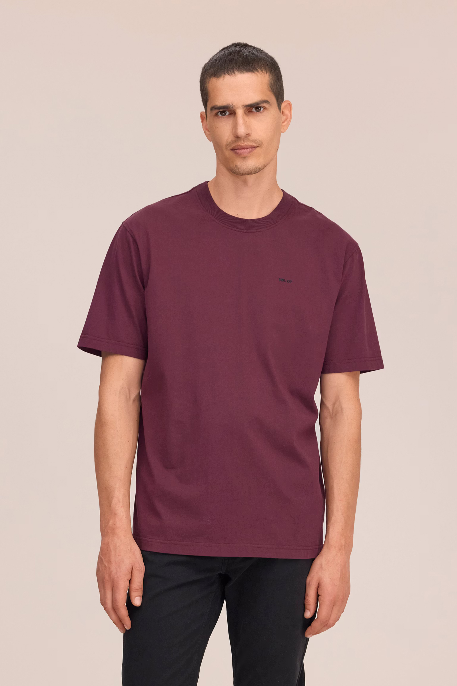 Heren t-shirt kortemouw rood