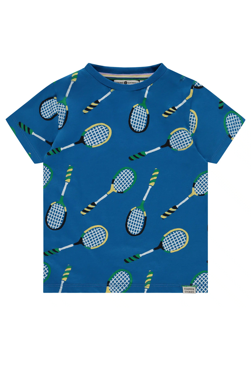 Jongens t-shirt korte mouw blauw