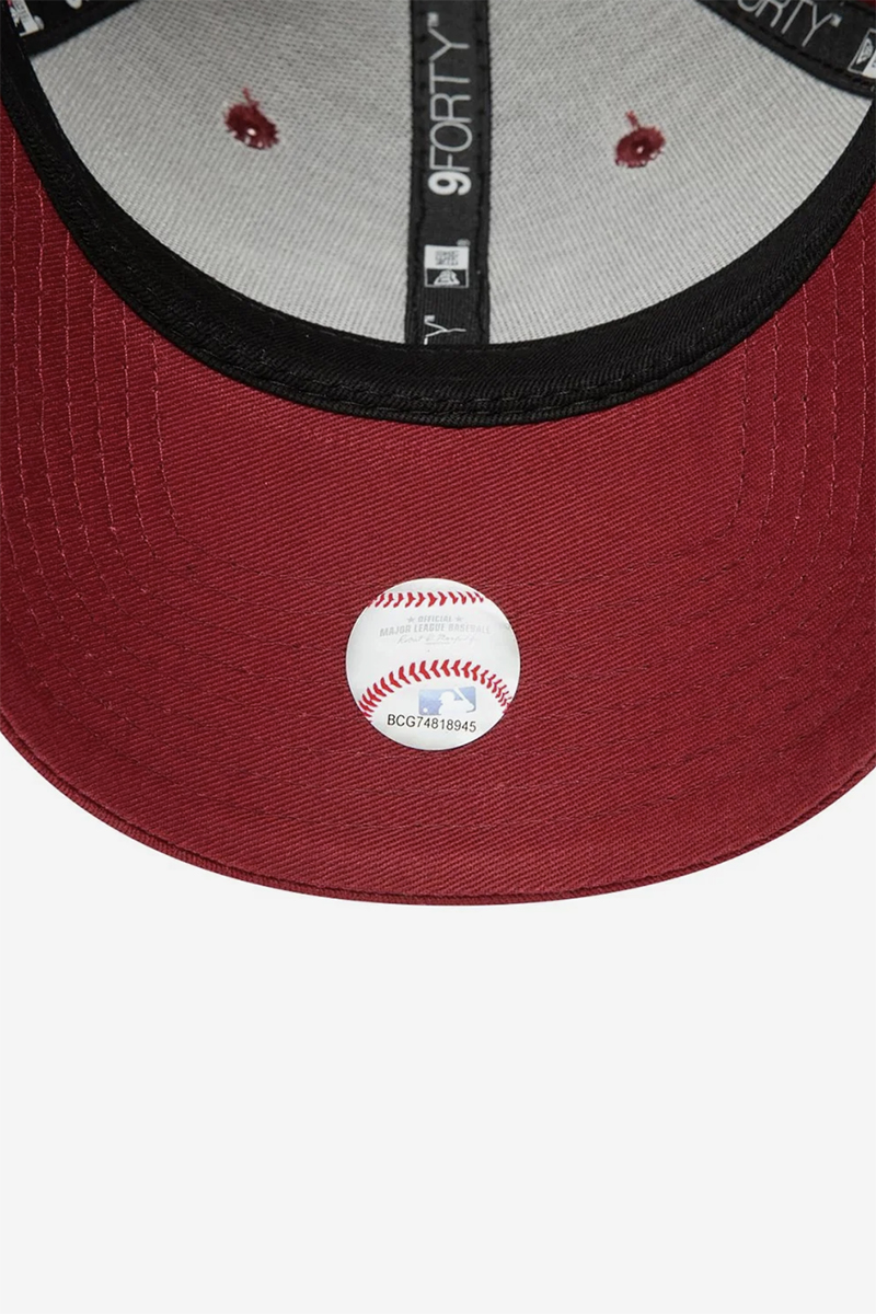 Casual cap rood