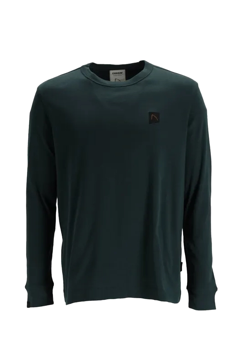 Chasin' T-SHIRT LS r-neck DK.GREEN 1