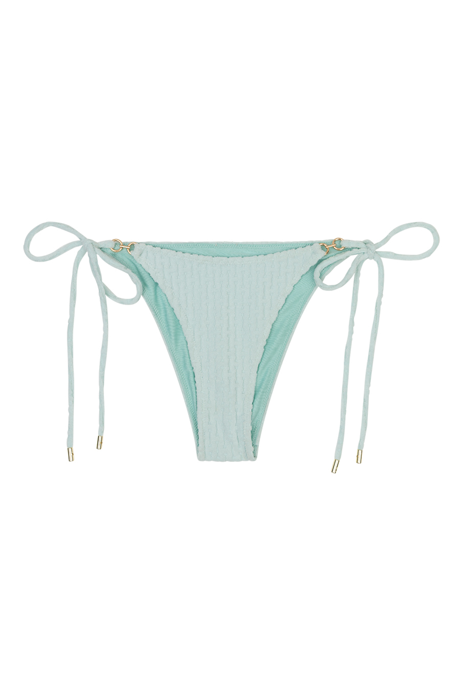 Bad/beach dames bikini slip blauw