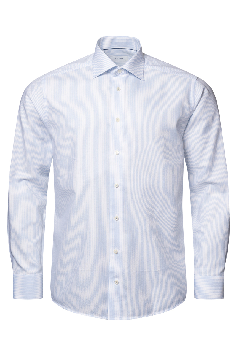 Heren overhemd lm dressual blauw