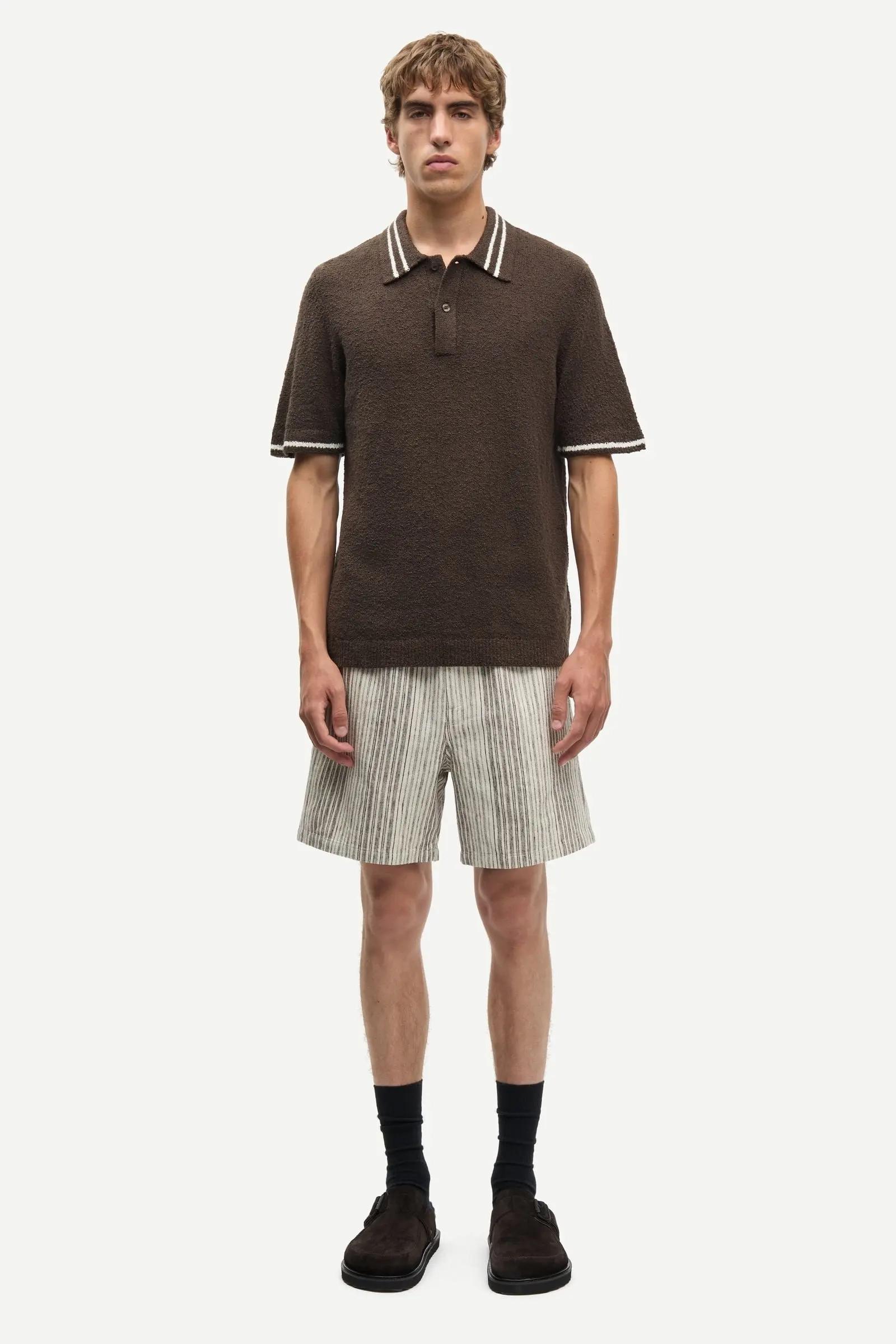 Heren short bruin