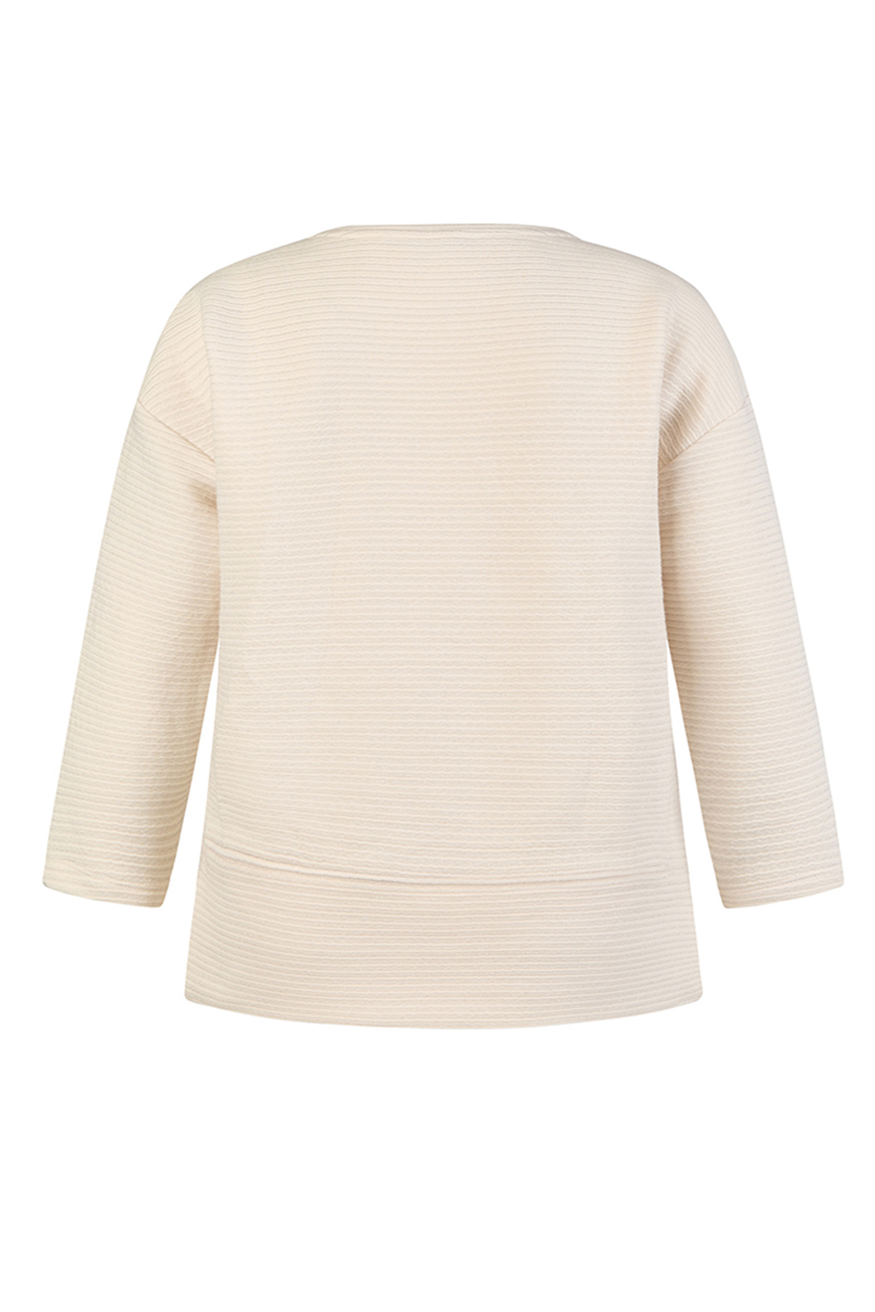 Heren t-shirt kortemouw ecru