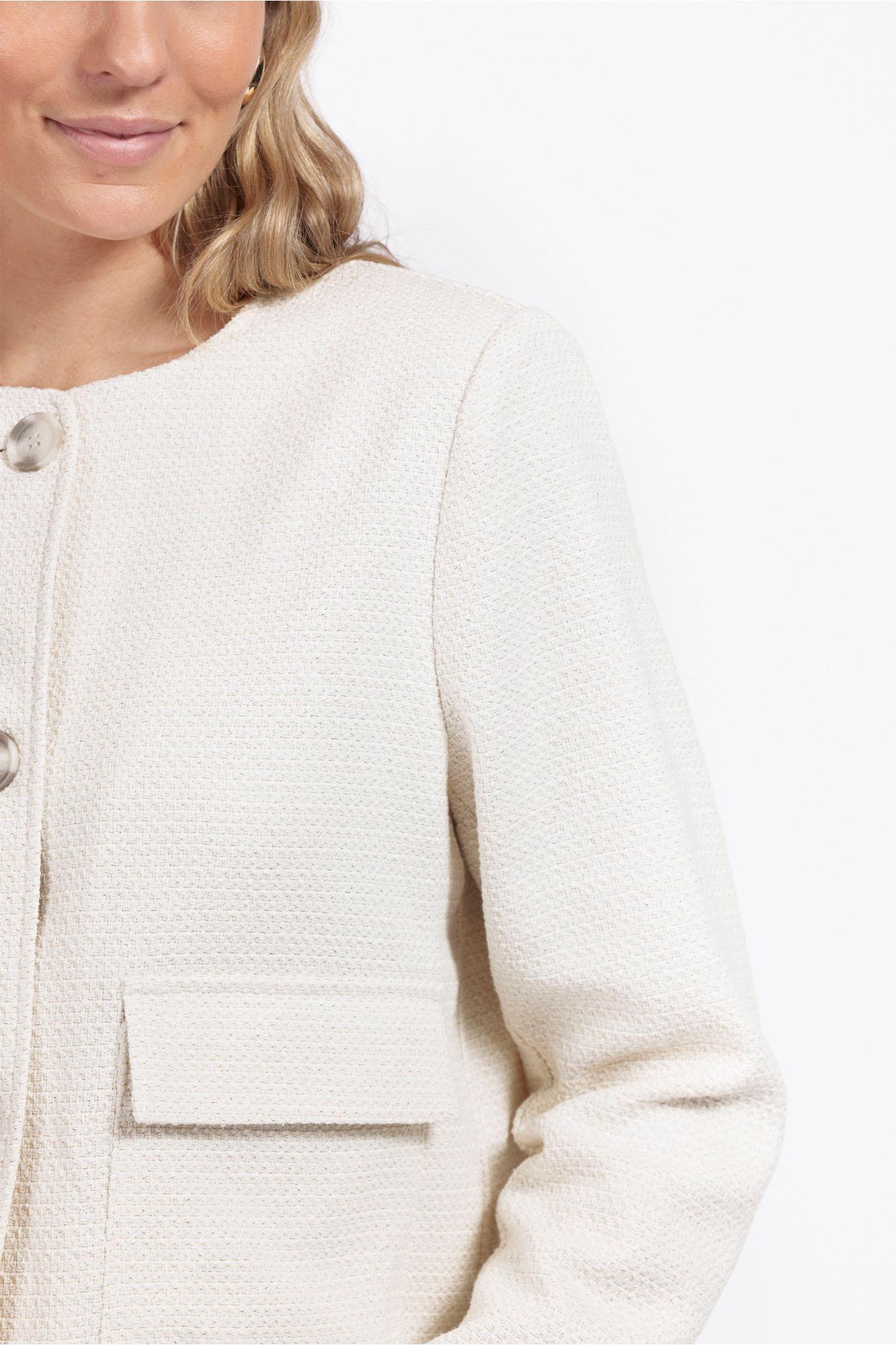 Dames vest ecru