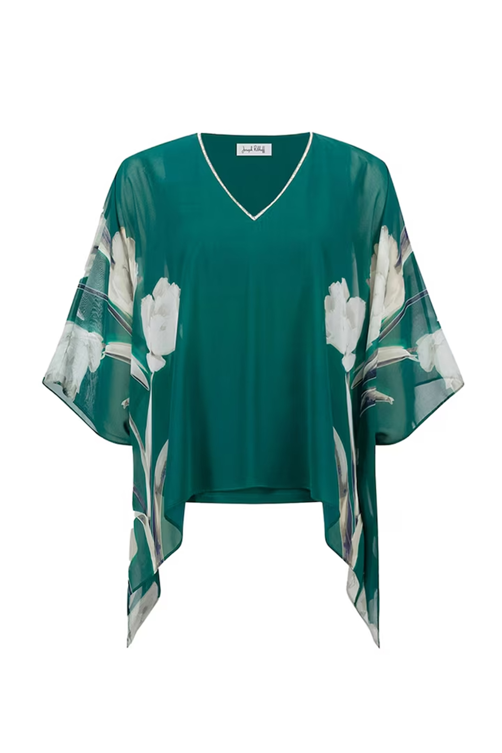 Dames blouse lange mouw groen