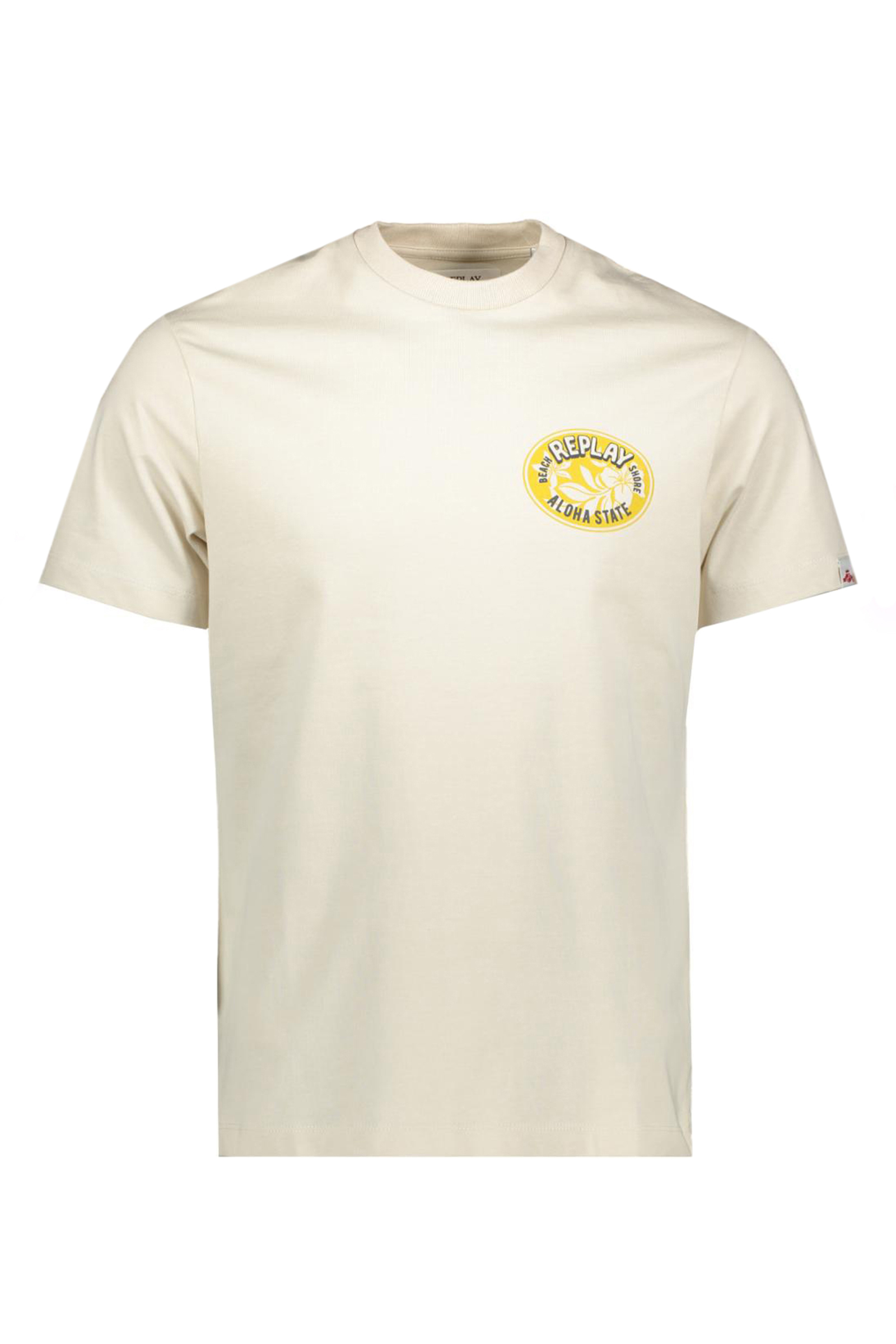Replay T-Shirt bruin/beige-1 1