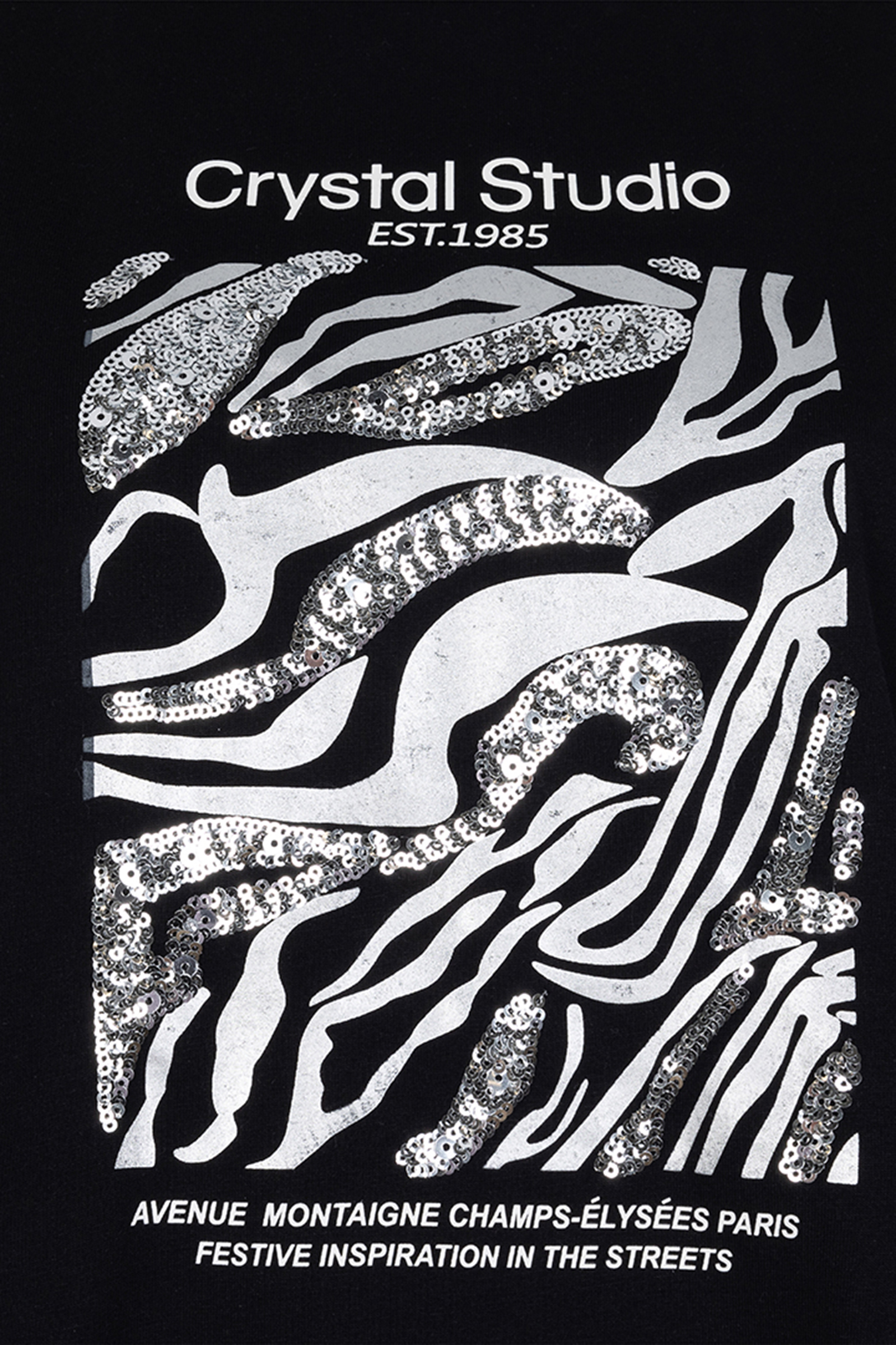 Dames t-shirt korte mouw zwart