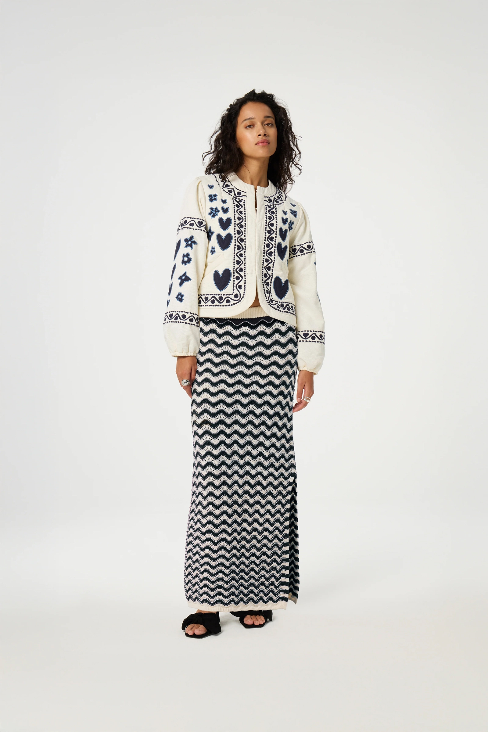 Dames blazer wit