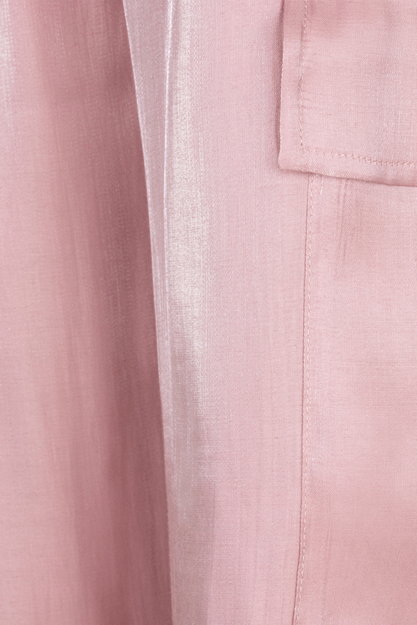 Esqualo Trousers cargo silky touch Rose-1 2