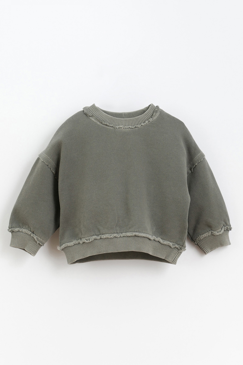 Play Up Fleece sweater Grijs-1 1